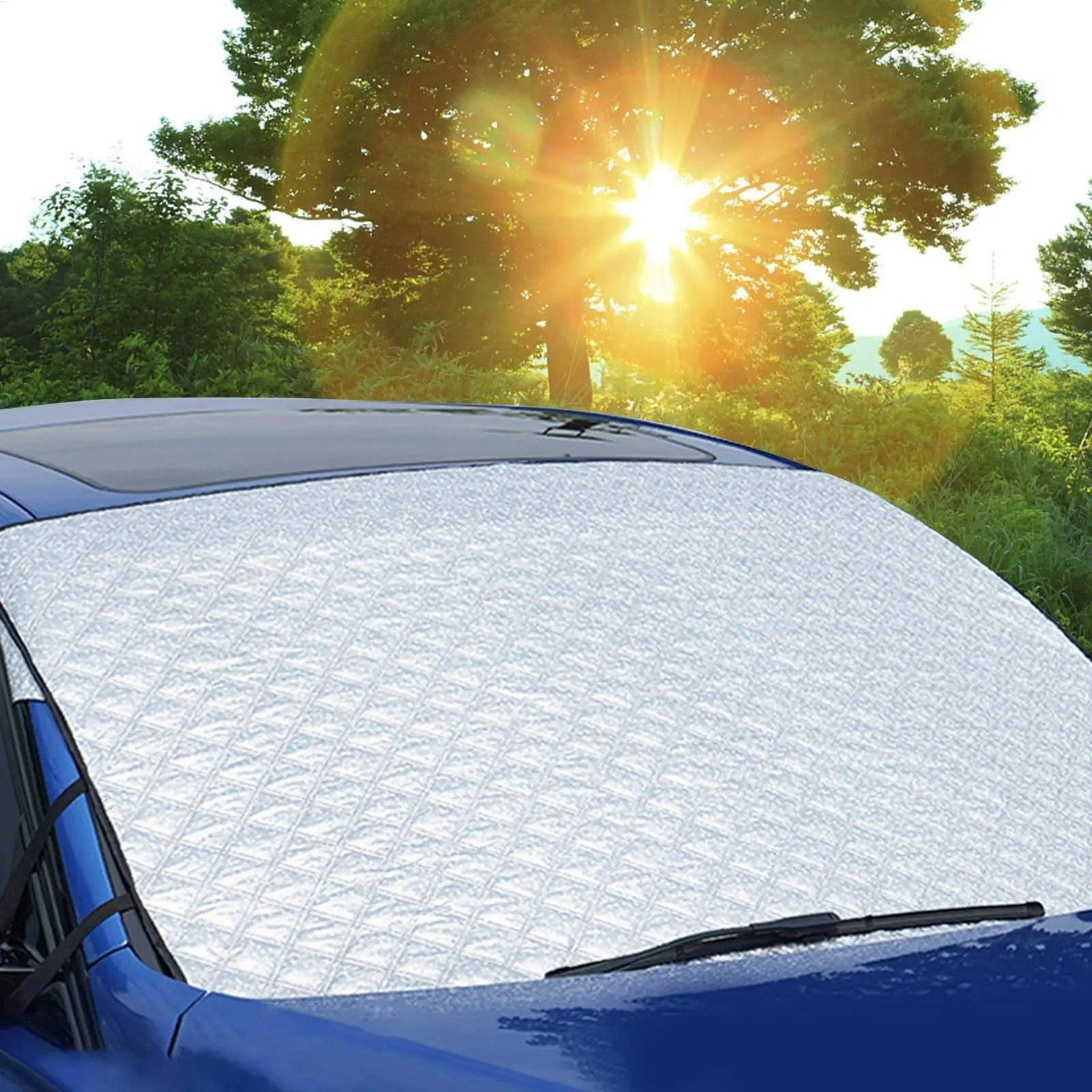 Foldable Reflective Front Windshield Sunshade 1