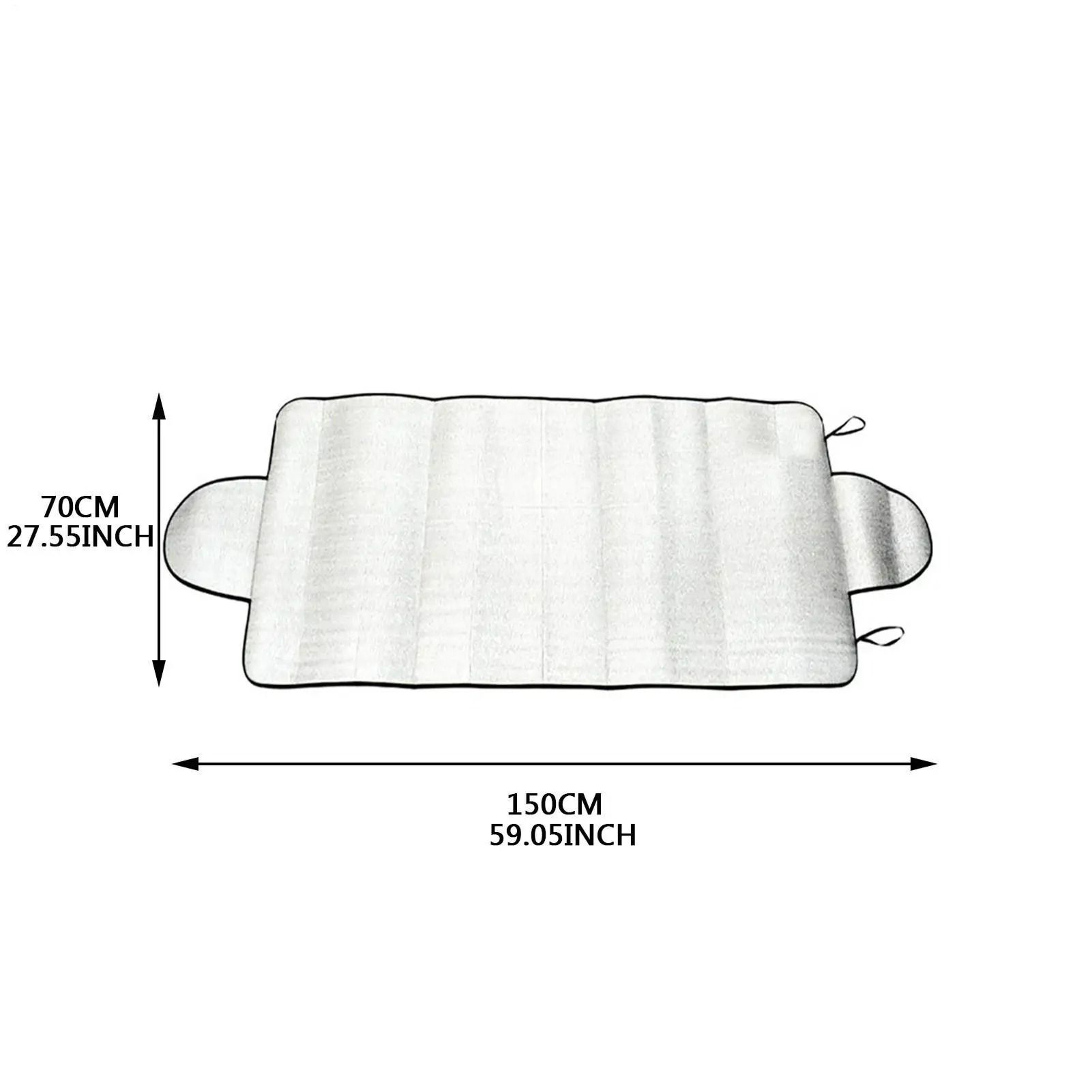Foldable Reflective Front Windshield Sunshade 5
