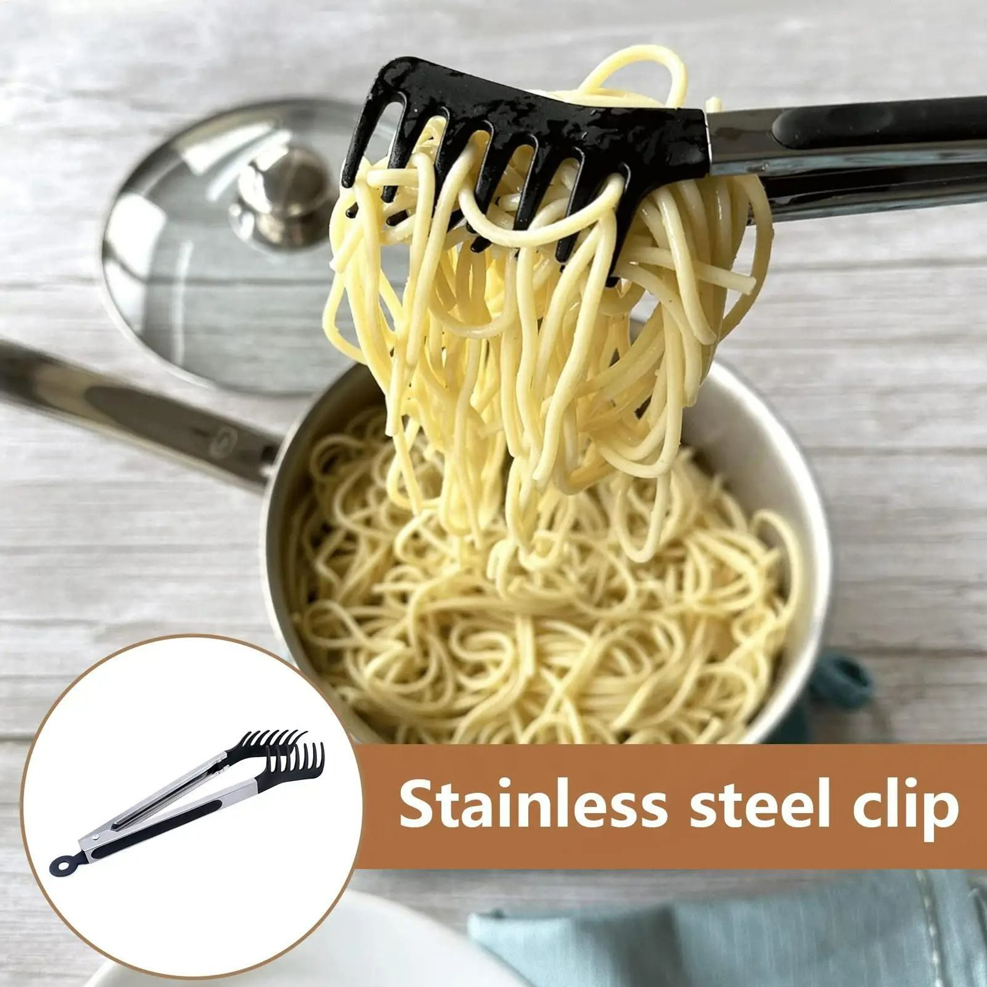 NonStick Silicone Kitchen Tongs 1