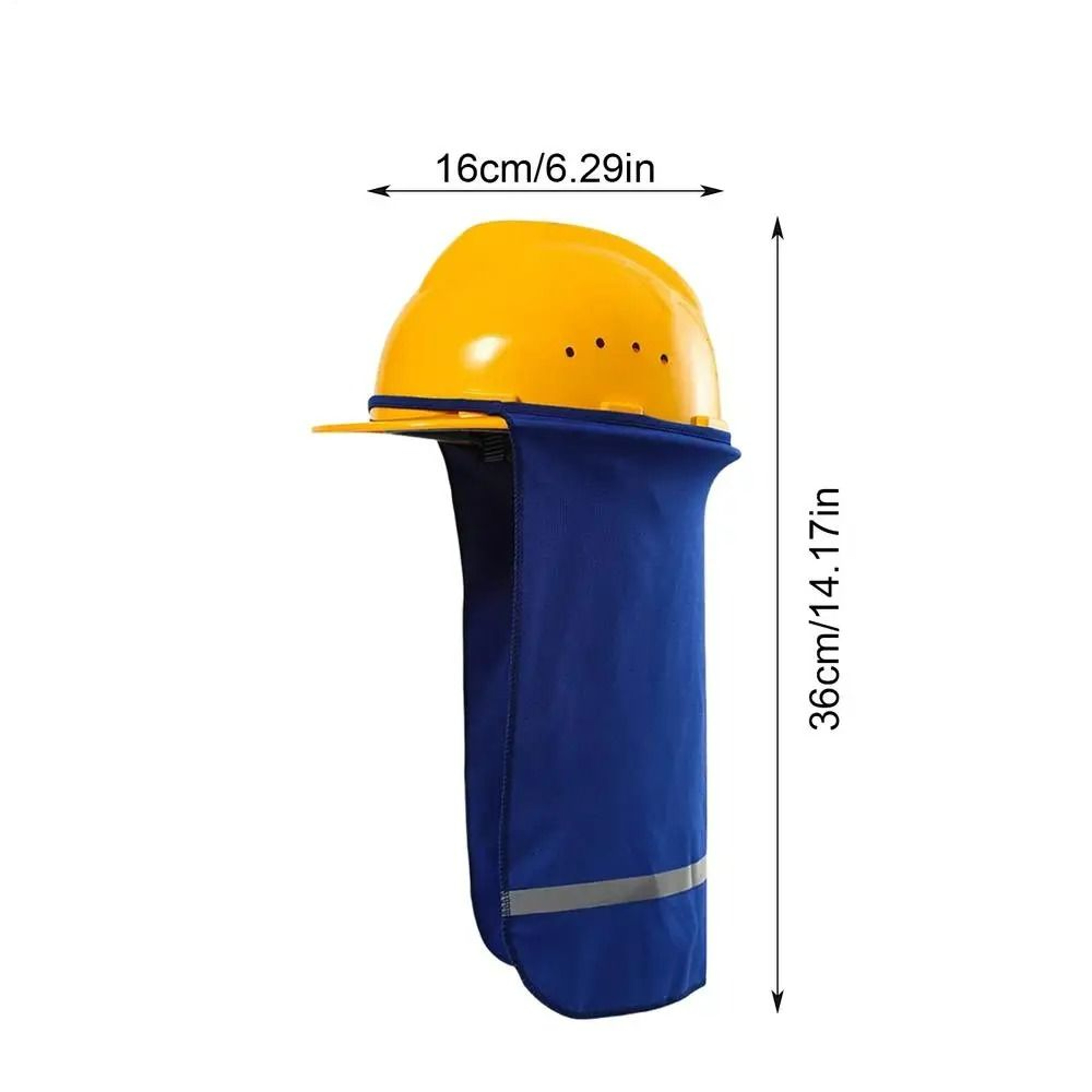 HighVisibility Hard Hat Sun Shade Neck Cover 10