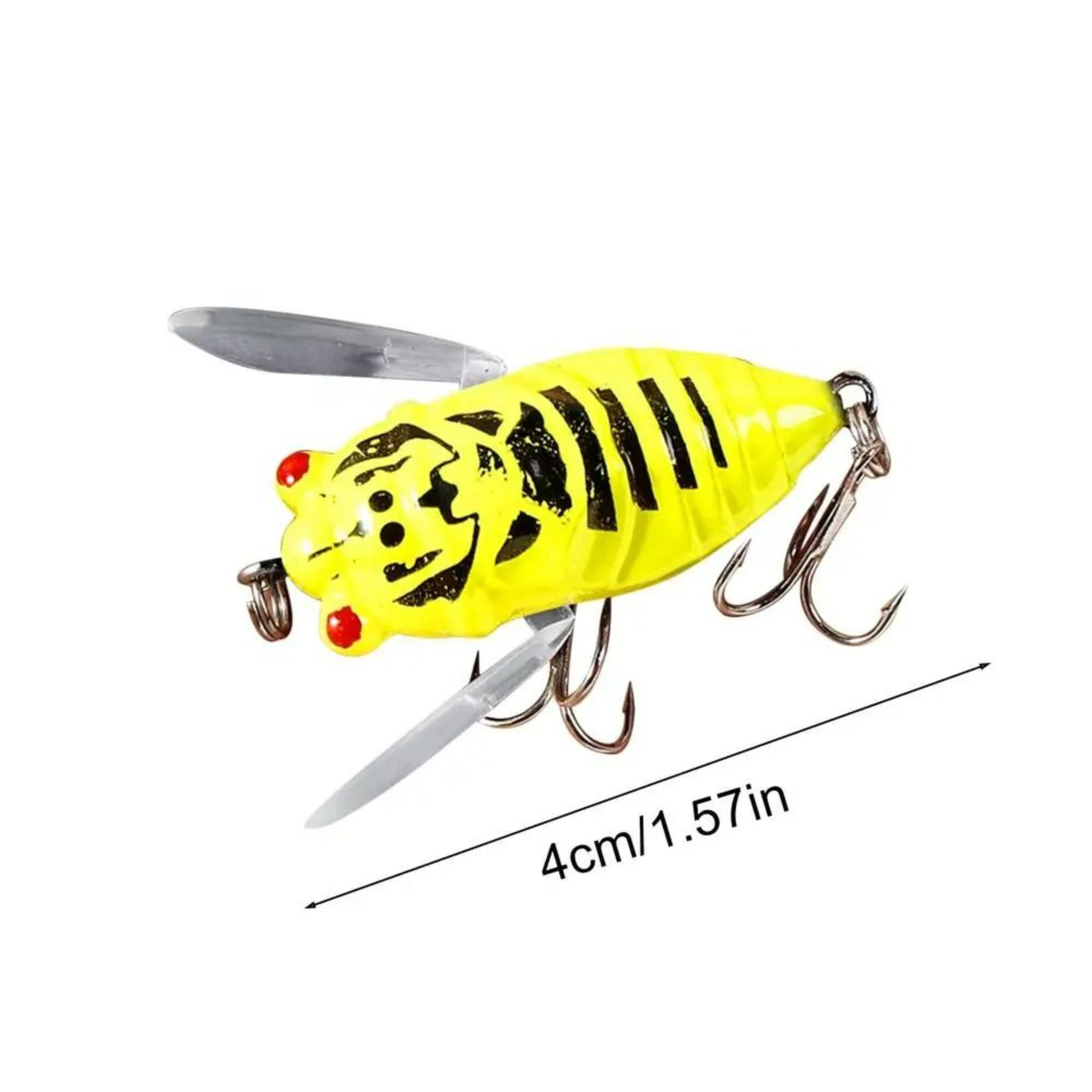 Realistic Topwater Cicada Fishing Lure 10