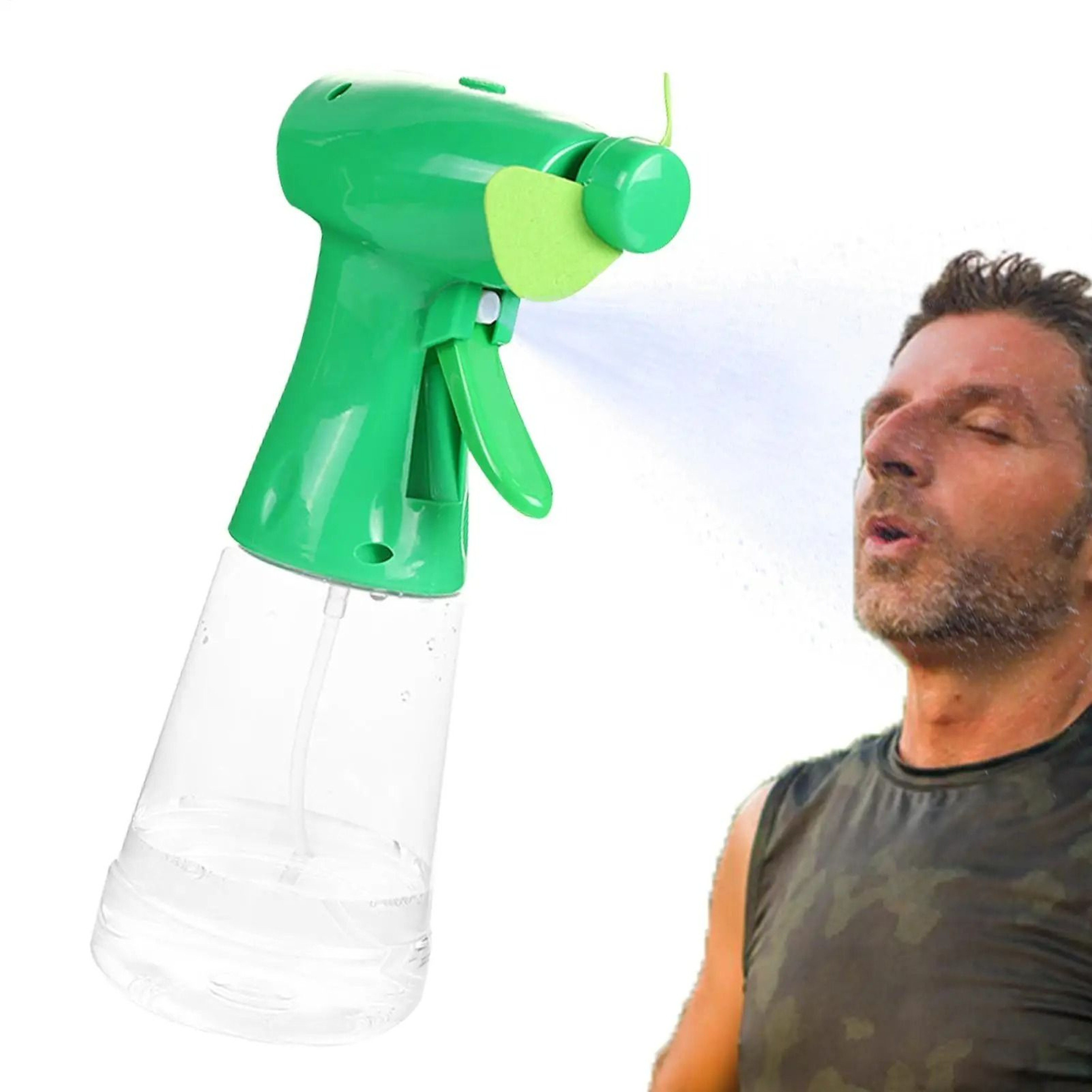 Portable Handheld Water Misting Cooling Fan 1