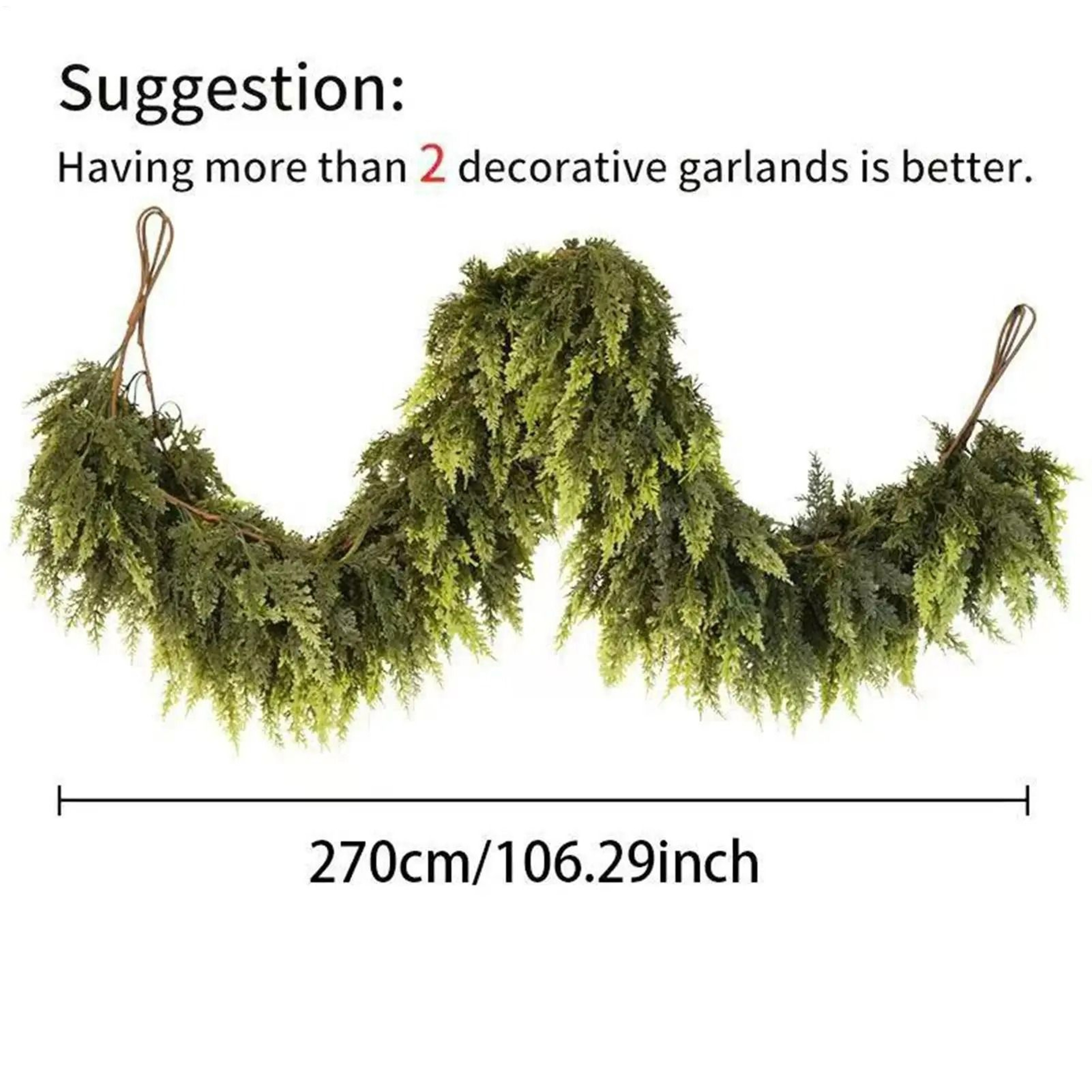 Artificial Christmas Pine Greenery Garland 5