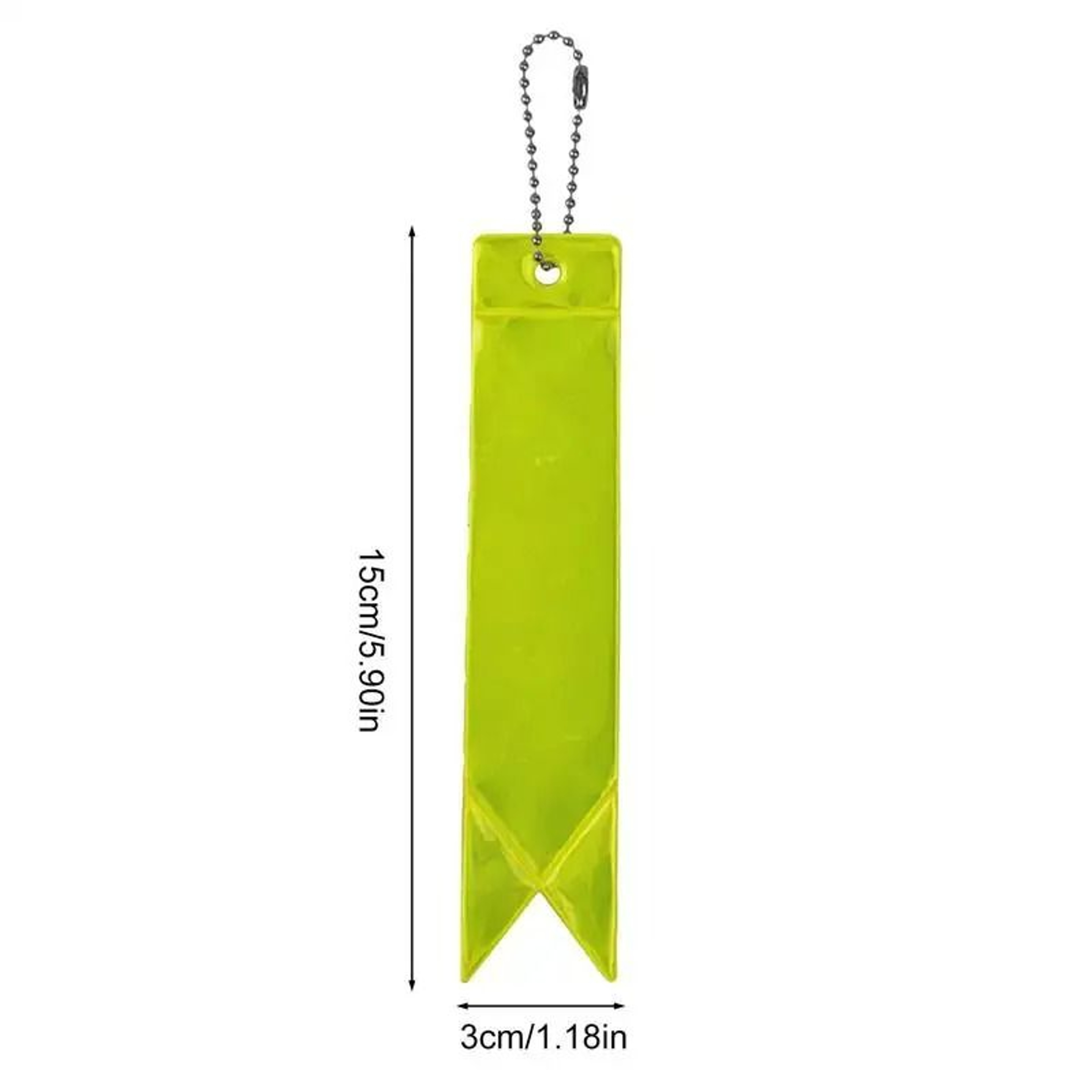 HighVisibility Safety Reflective Keychain Pendants 10 Pieces 3