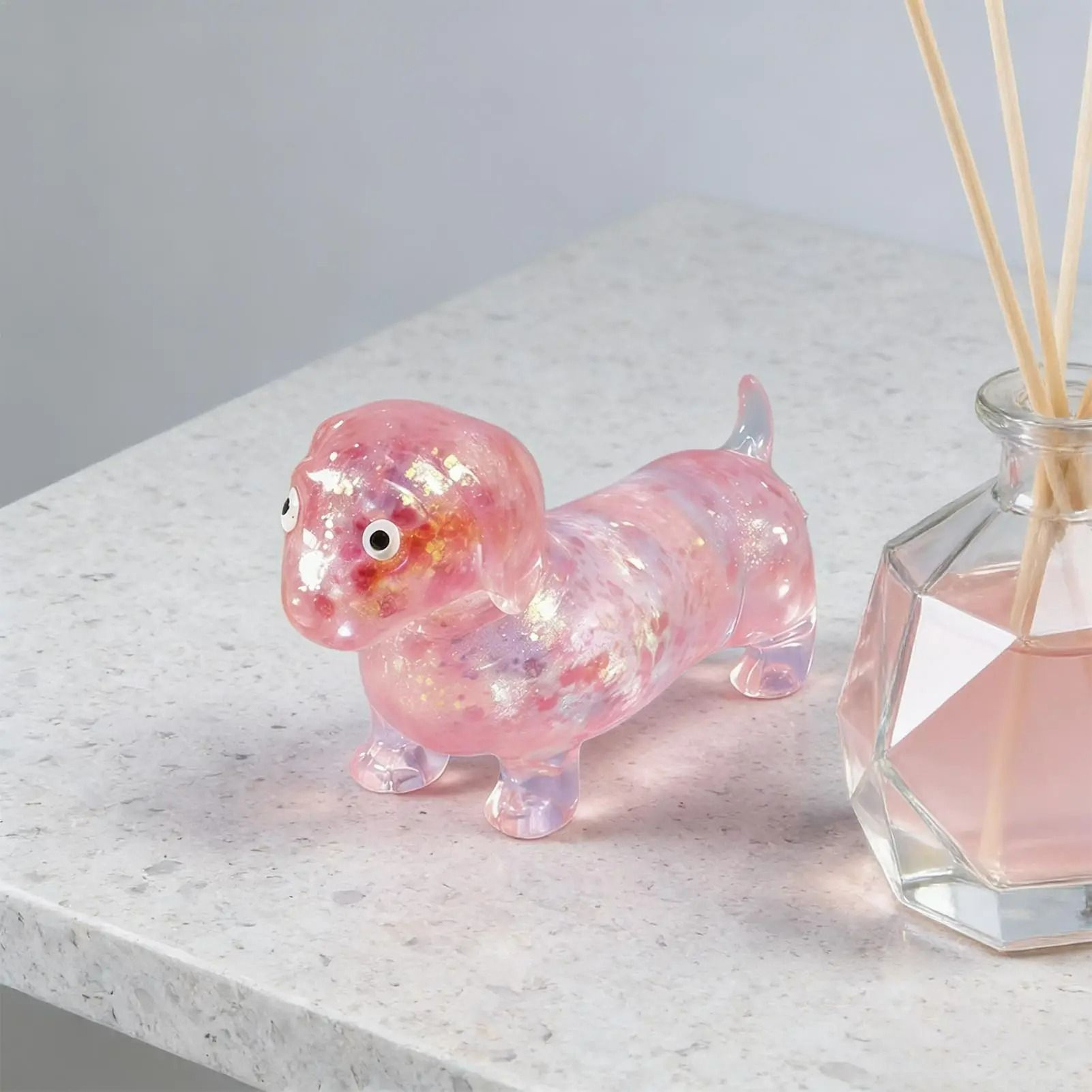 Flashing Dachshund Squishy Sensory Stress Toy 0