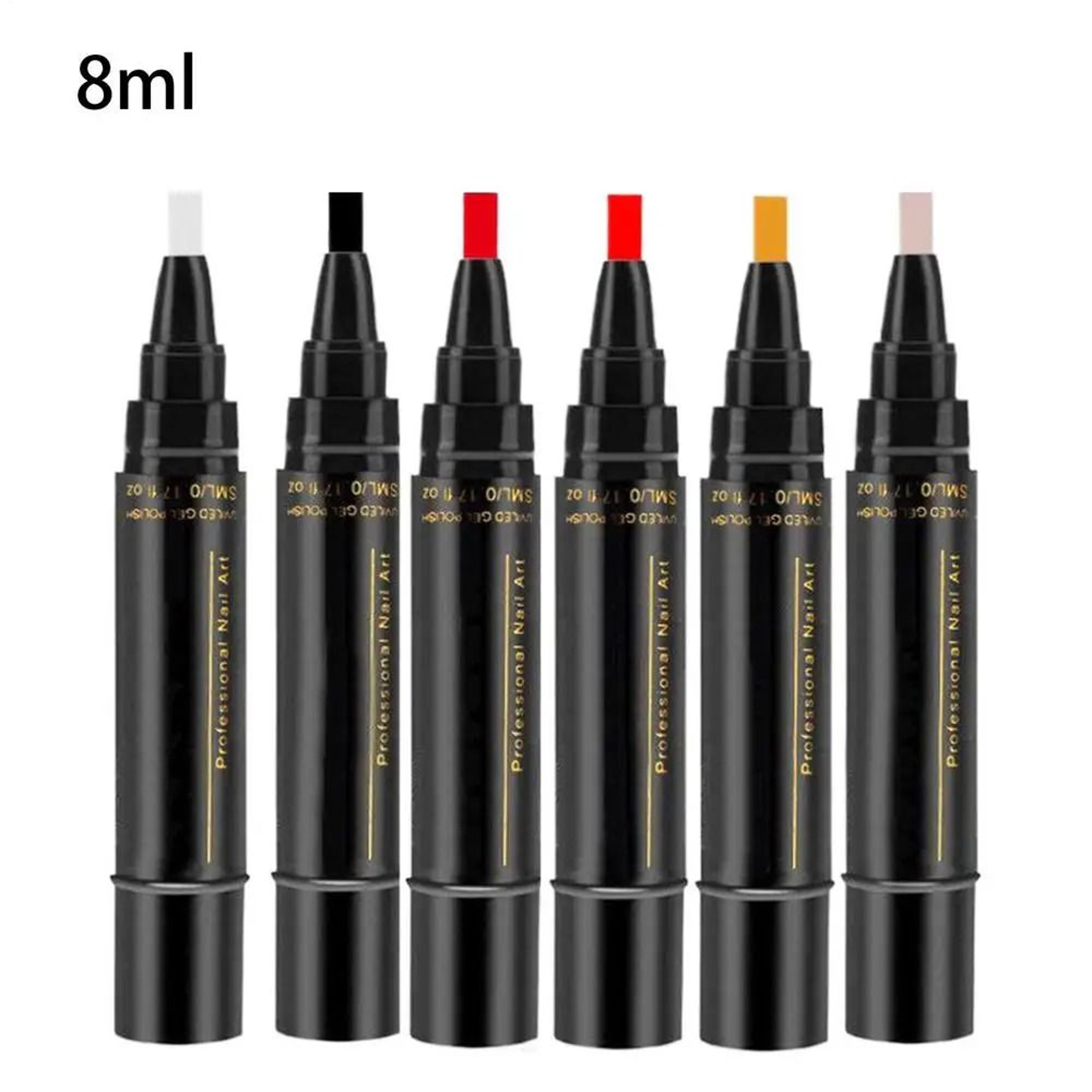 3in1 Gel Nail Polish Pen Set 6 Pieces 7