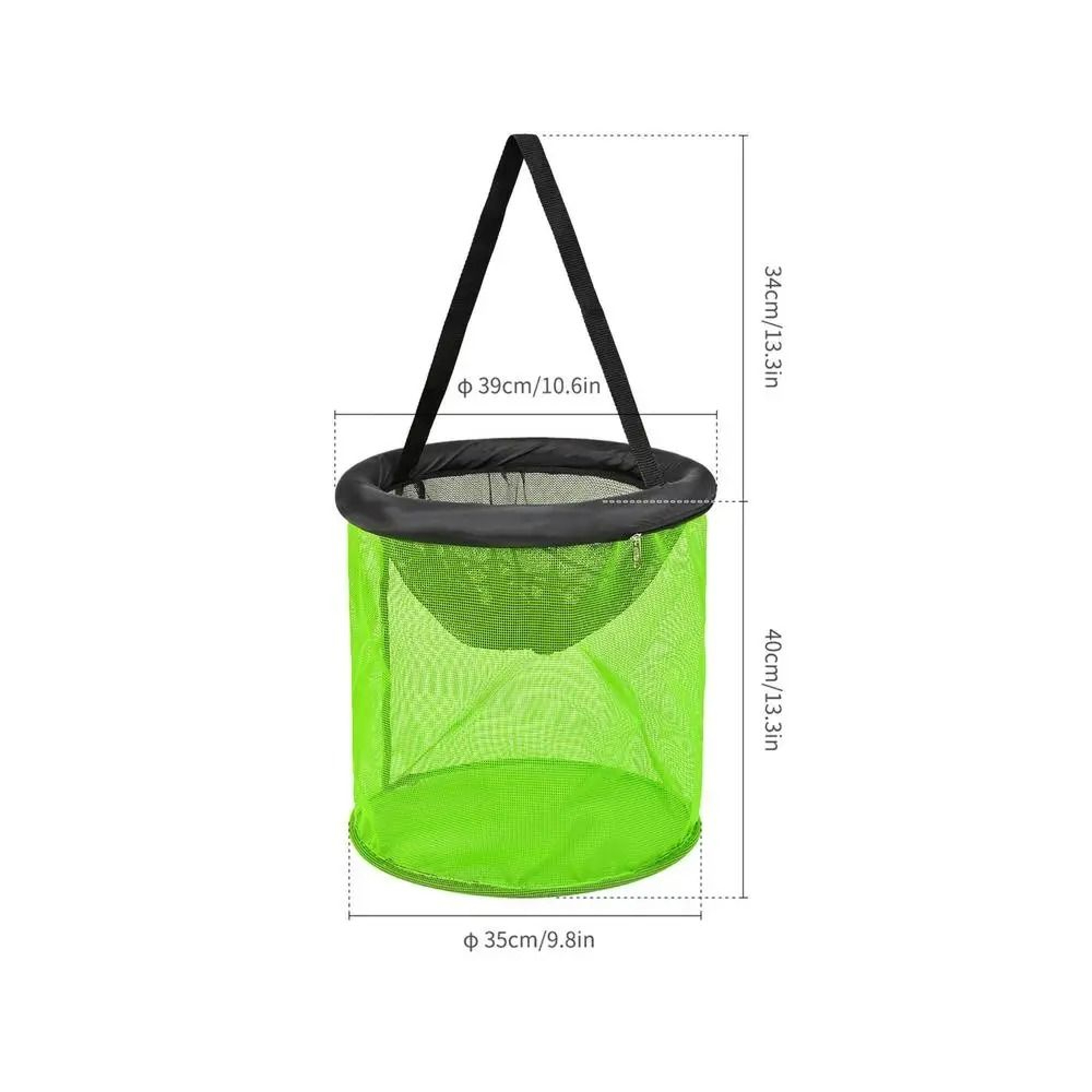 Foldable Steel Wire Fishing Trap Basket 7