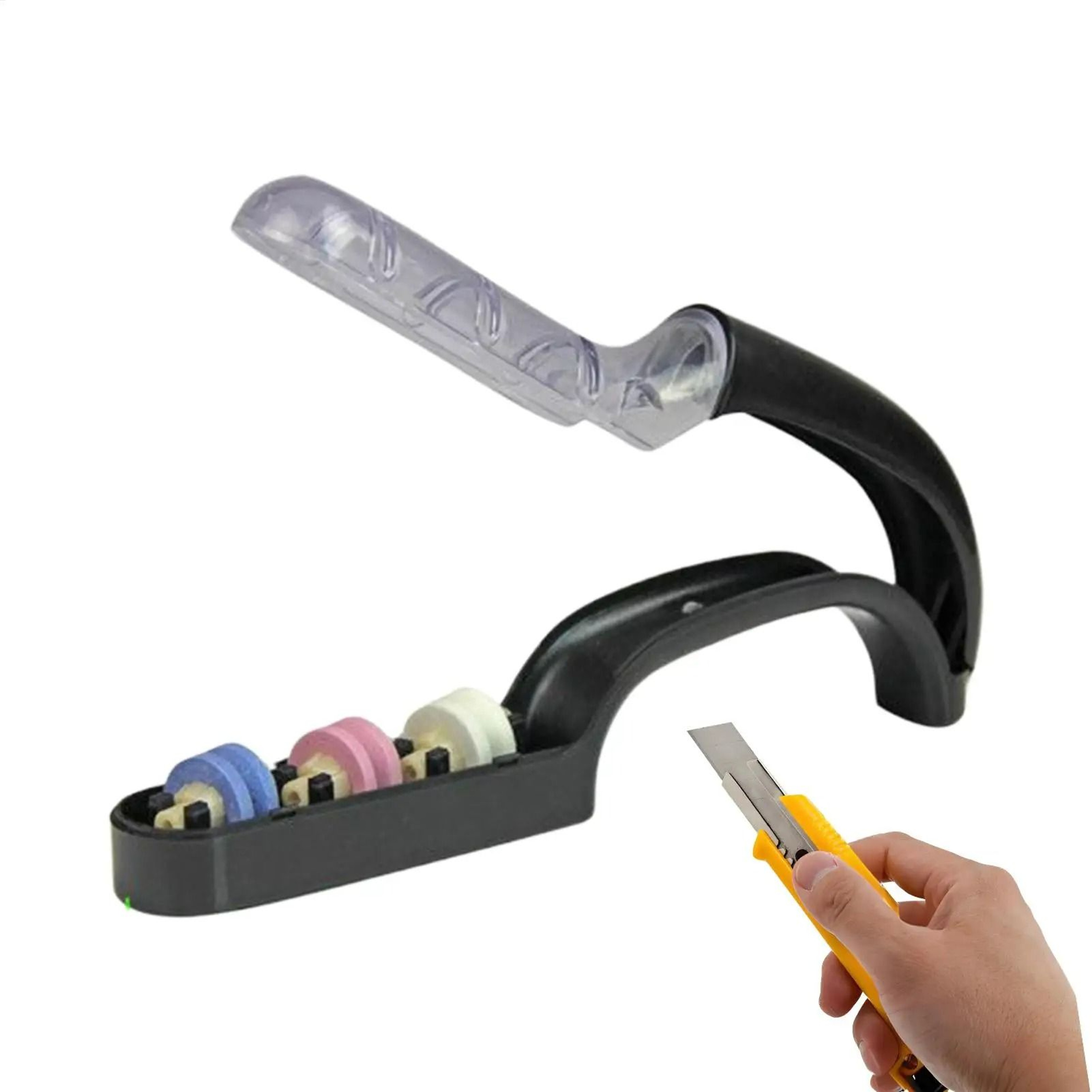 3Stage Handheld Kitchen Knife Sharpener 1