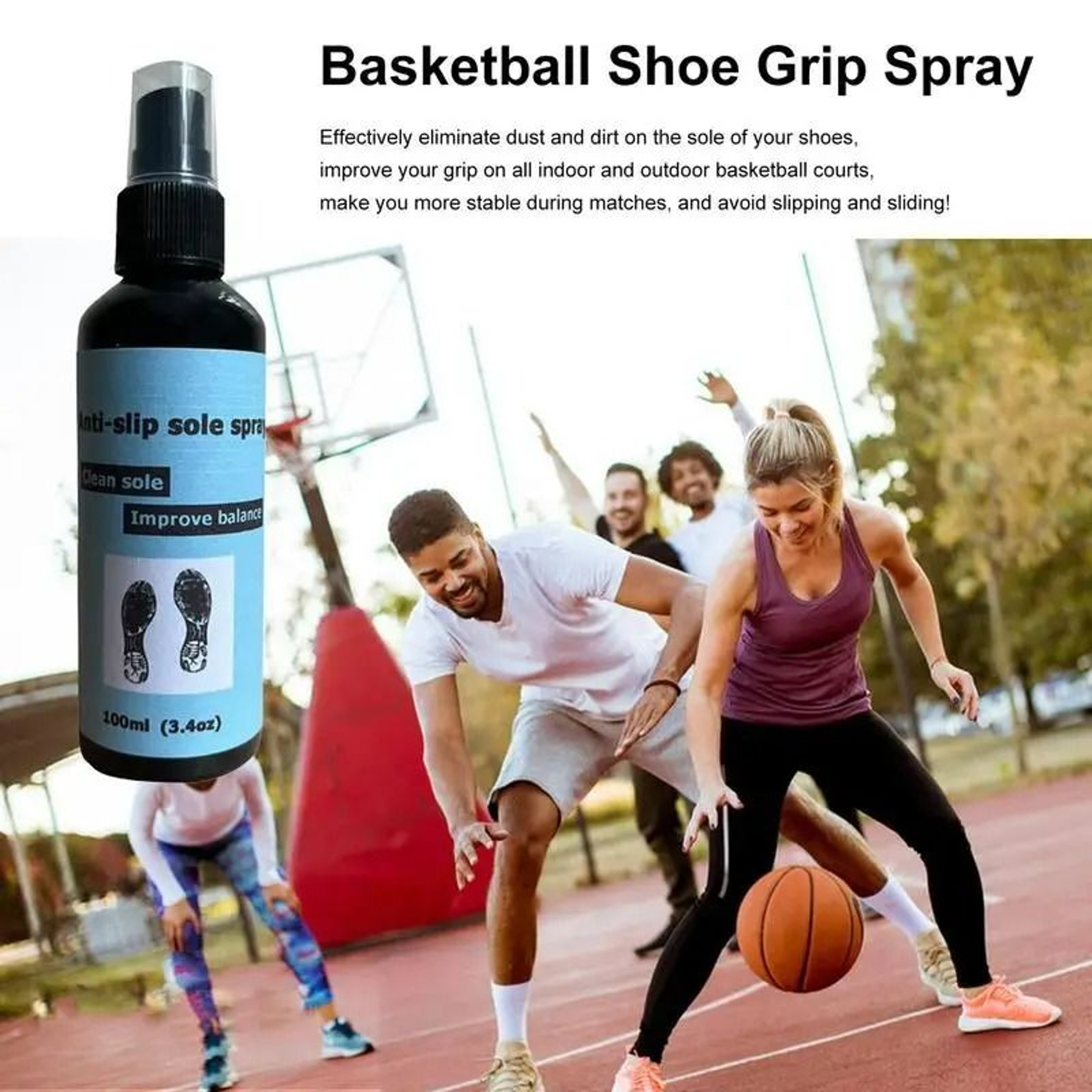 Basketball Shoe Sole Grip Spray 1