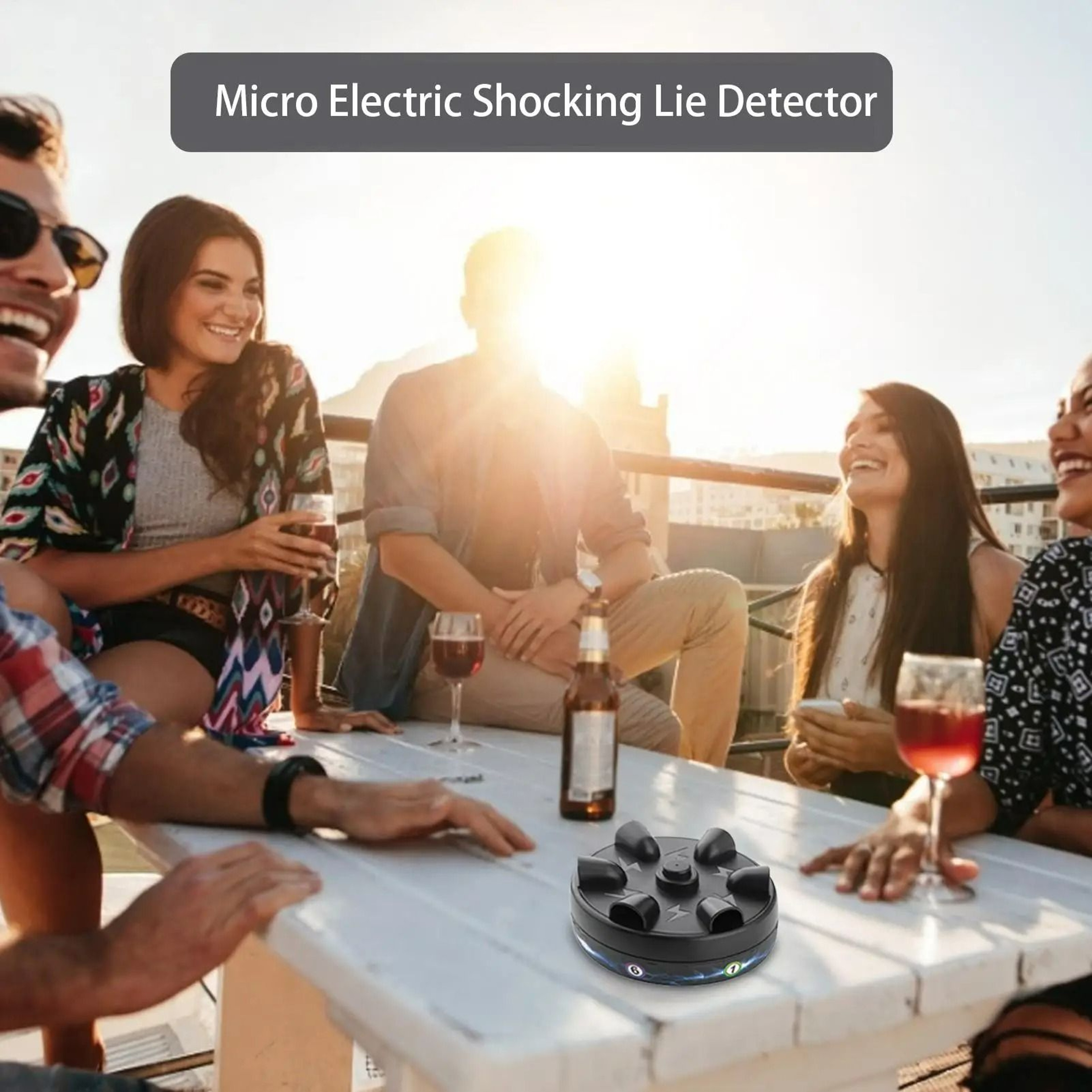 Electric Shocking Roulette Lie Detector Game 4