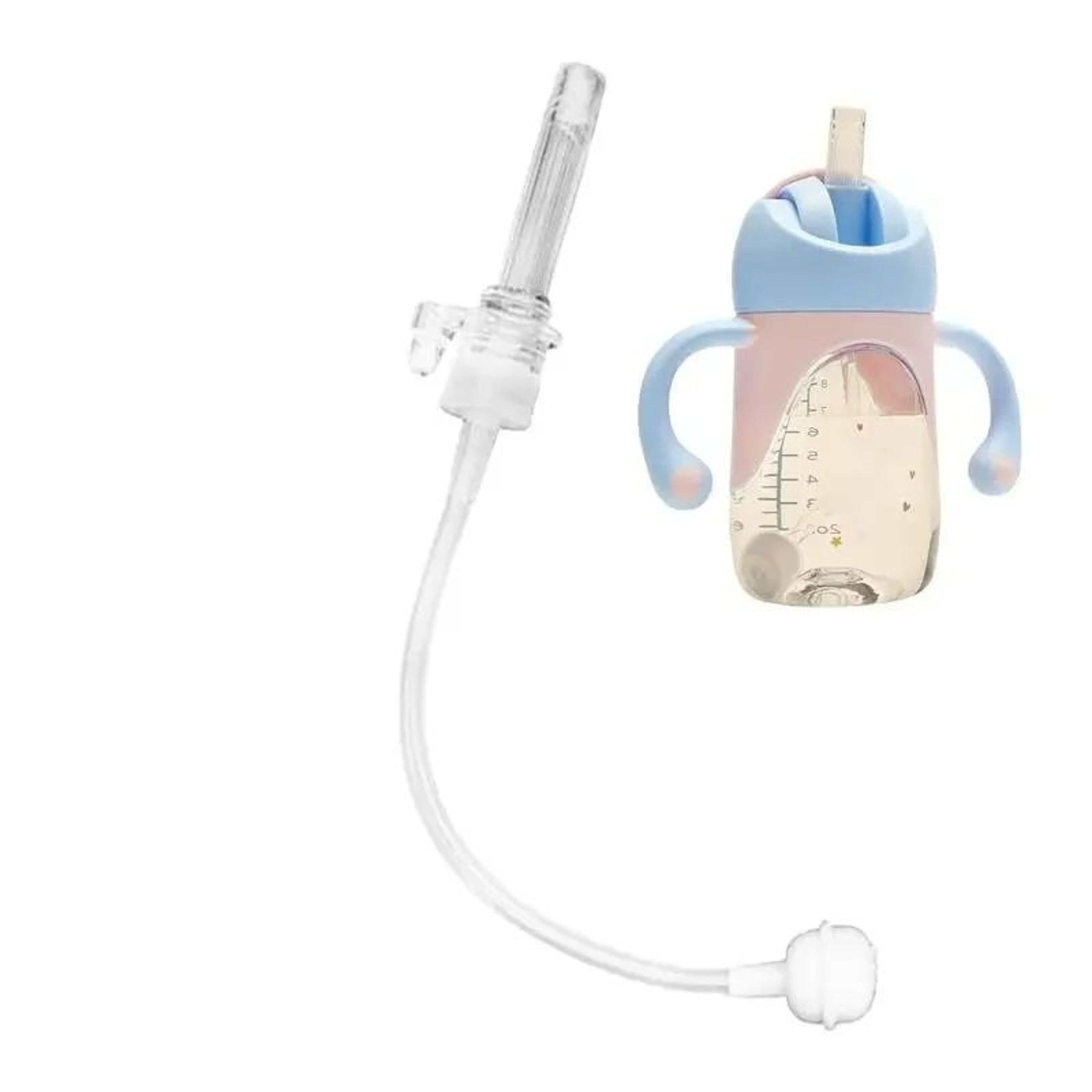 Replacement Liquid Silicone Straw For Baby Sippy Cups 1