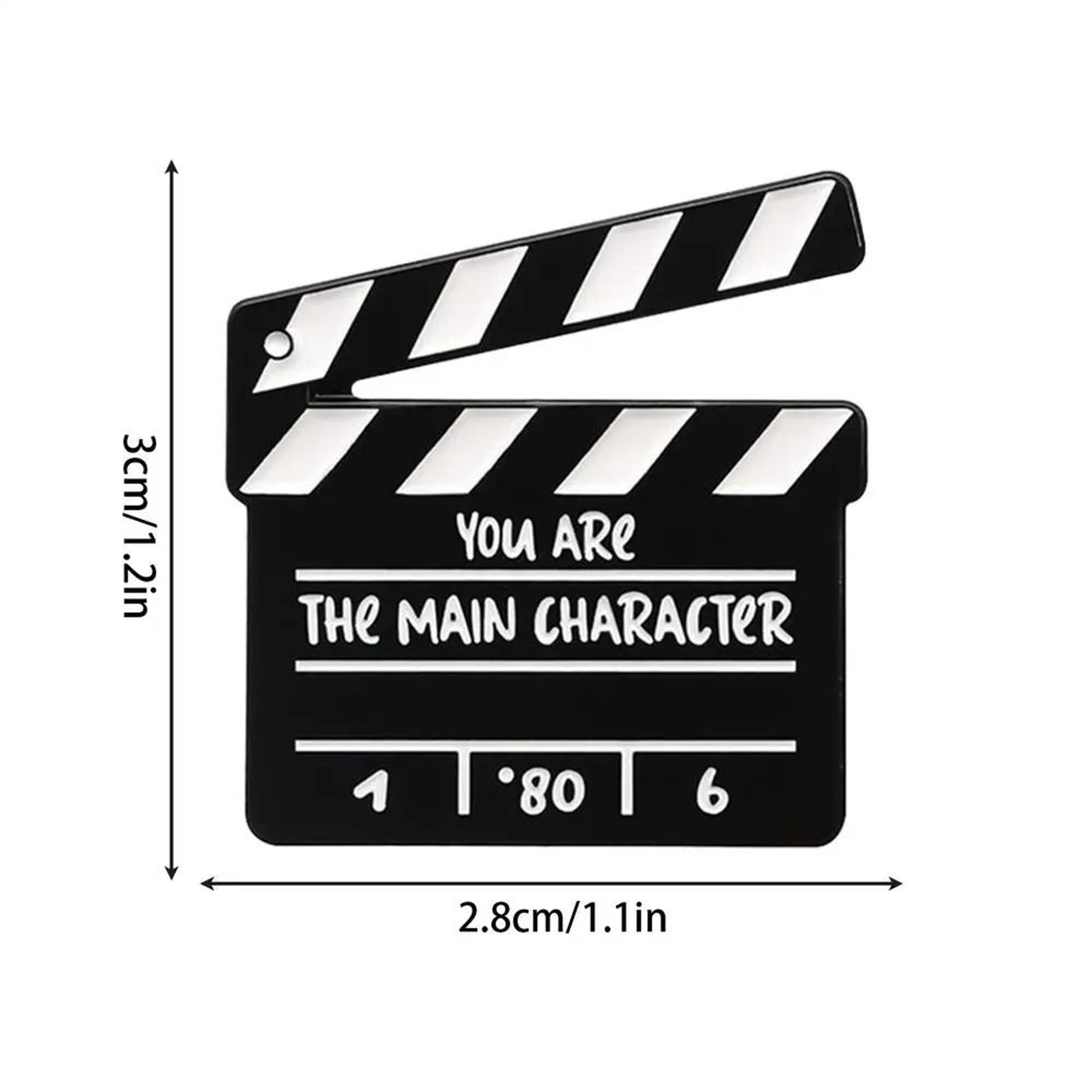 Creative Movie Clapperboard Enamel Pin 7