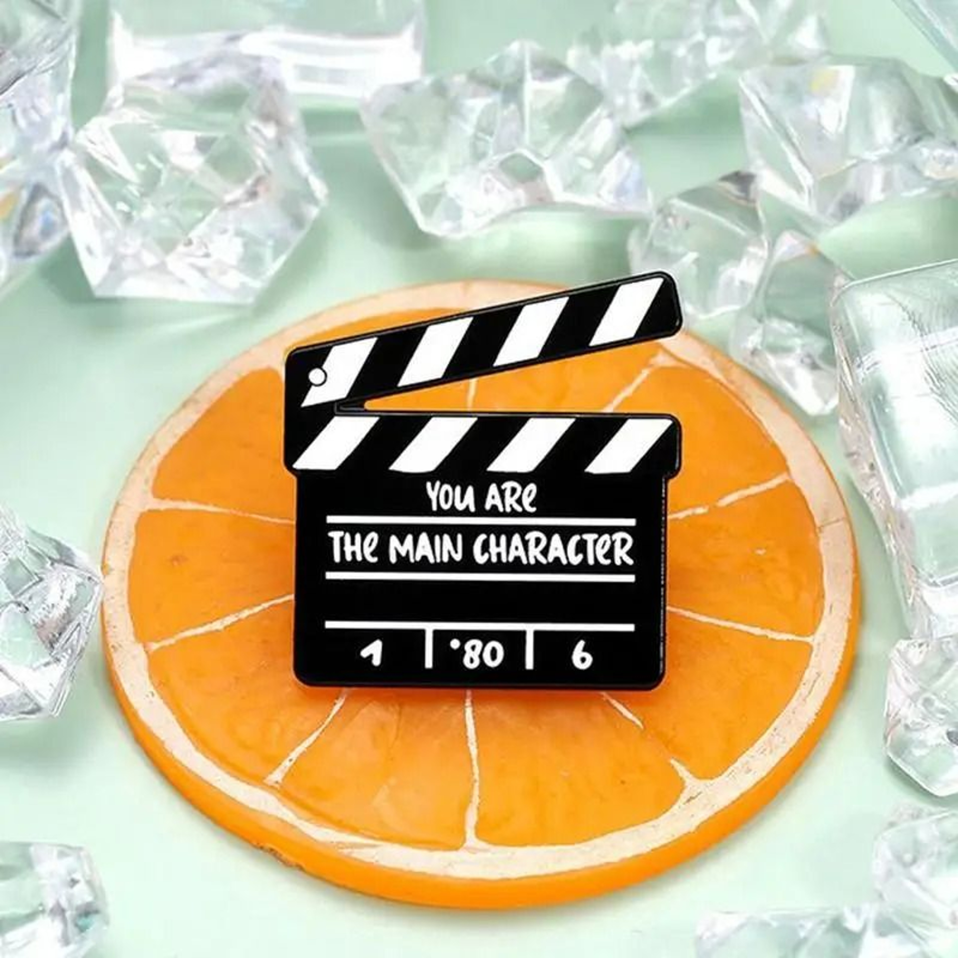 Creative Movie Clapperboard Enamel Pin 5