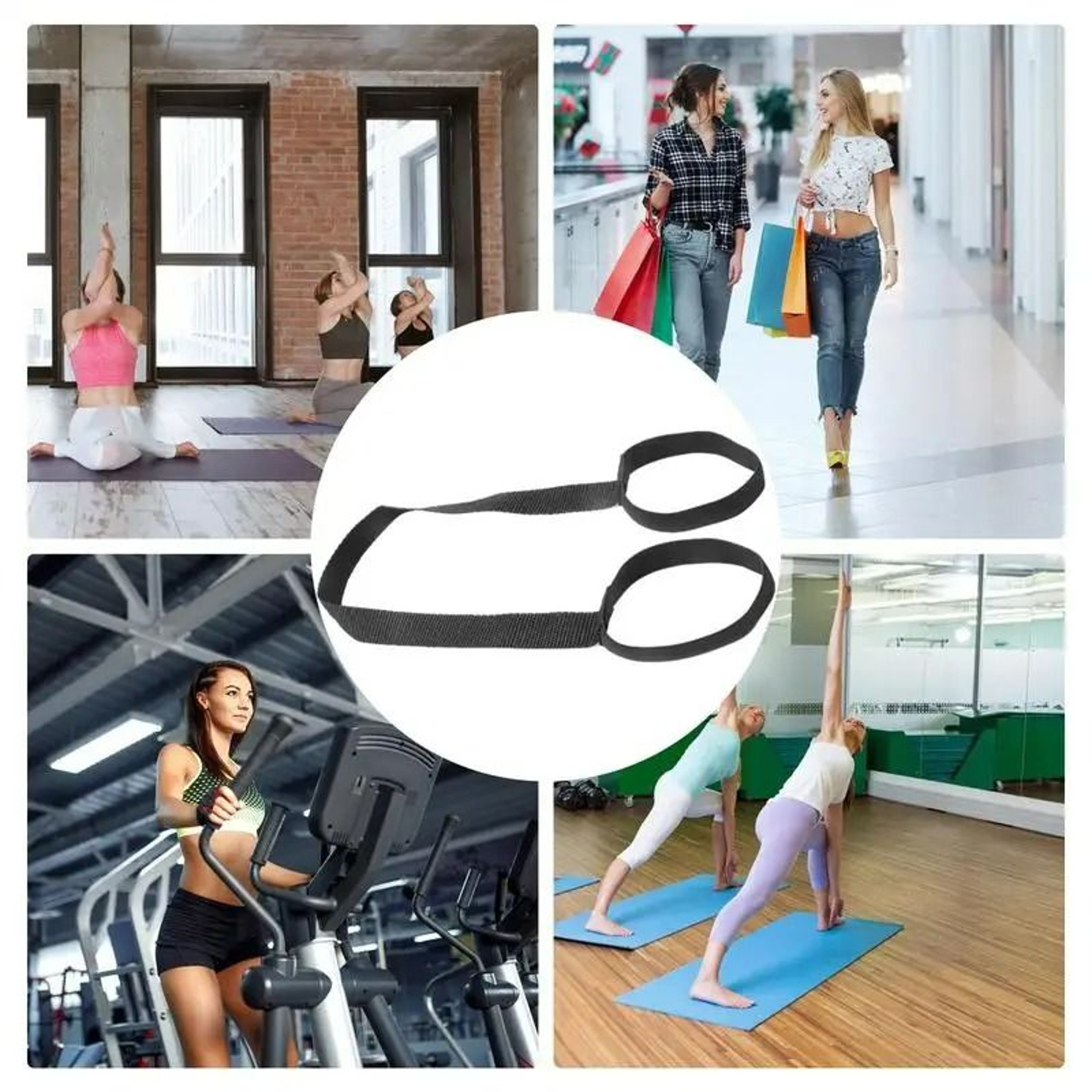 Adjustable Yoga Mat Sling Carrying  Stretching Strap 3