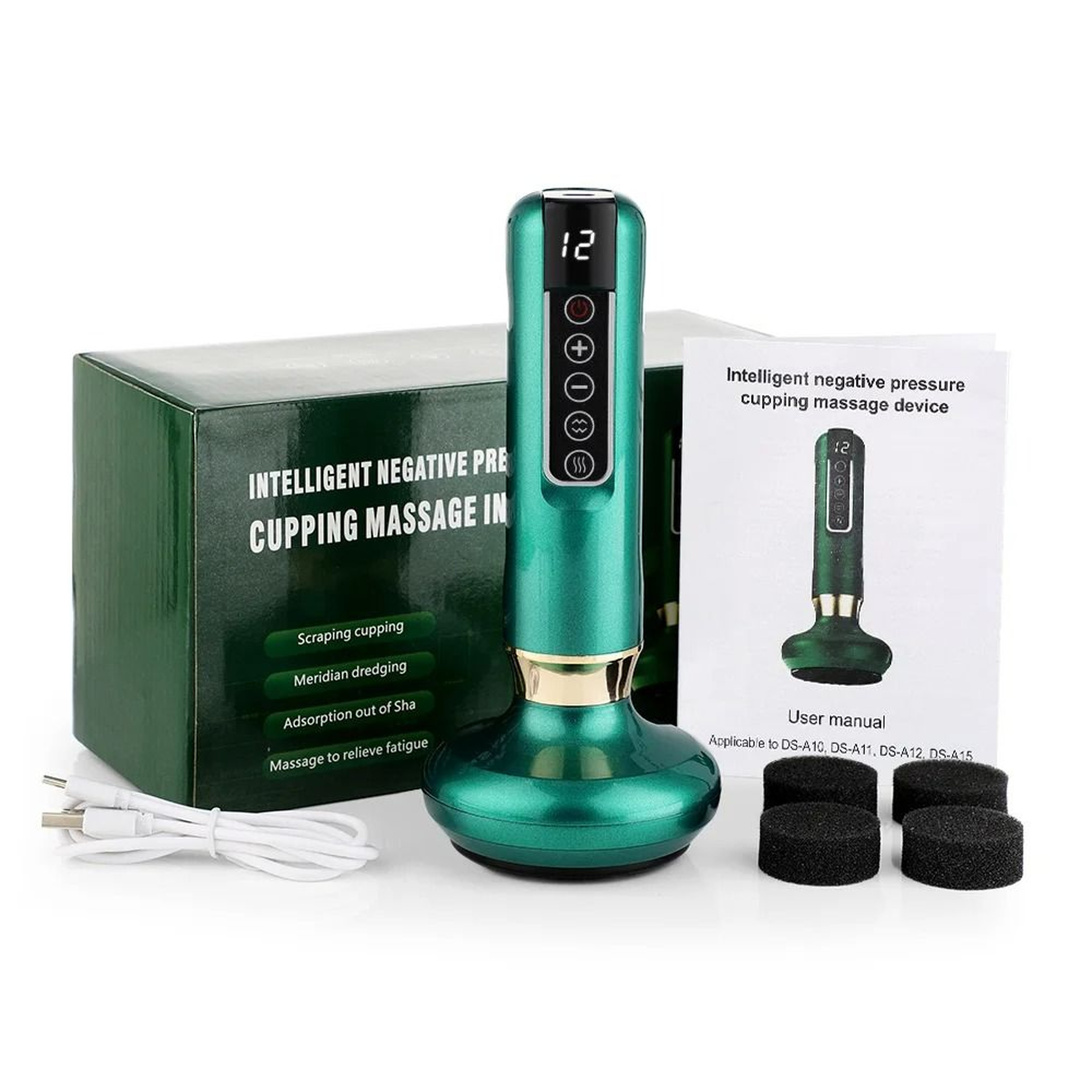 Intelligent Electric Suction Cupping Massager Set 0