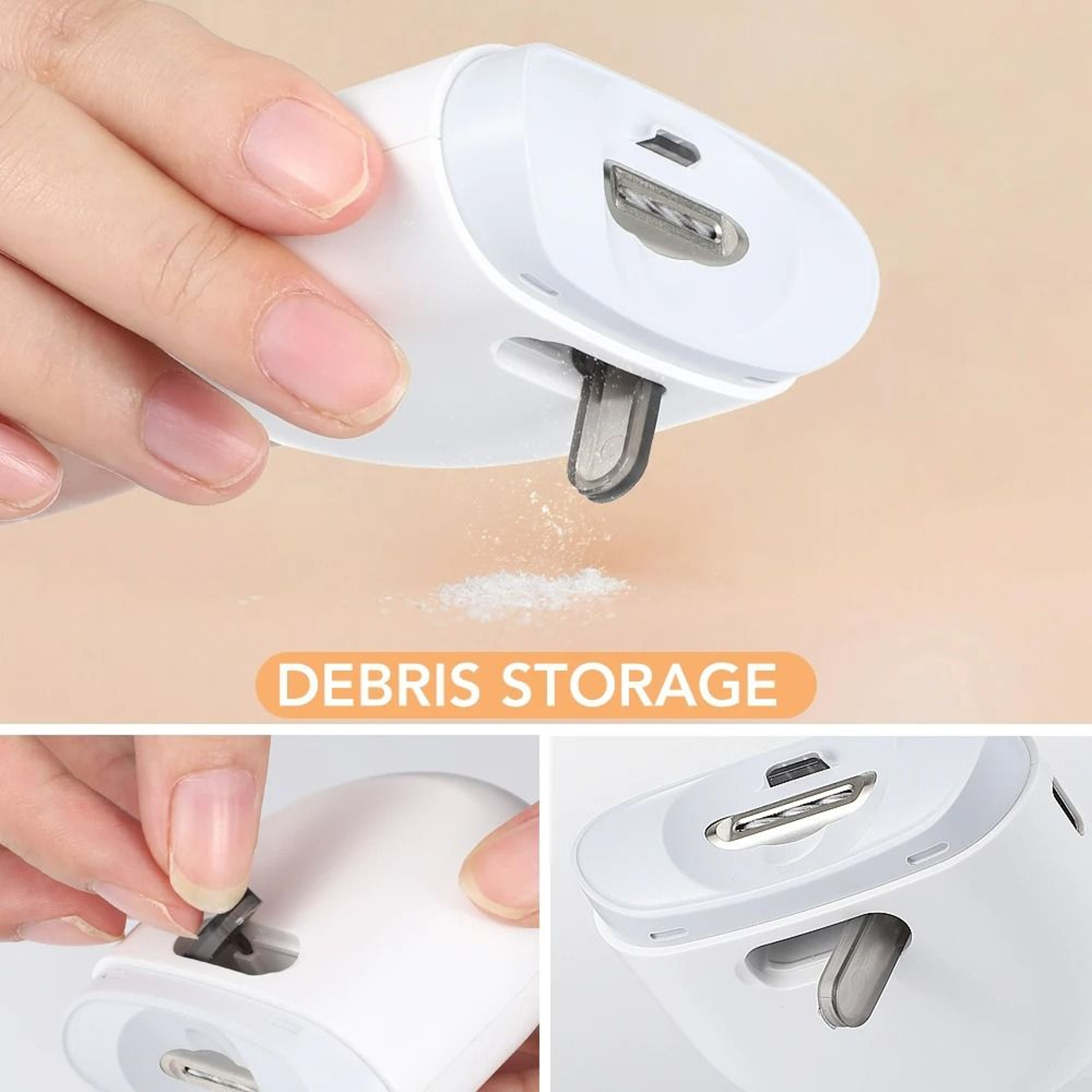 Electric Automatic Nail Clipper With Auxiliary Light 2
