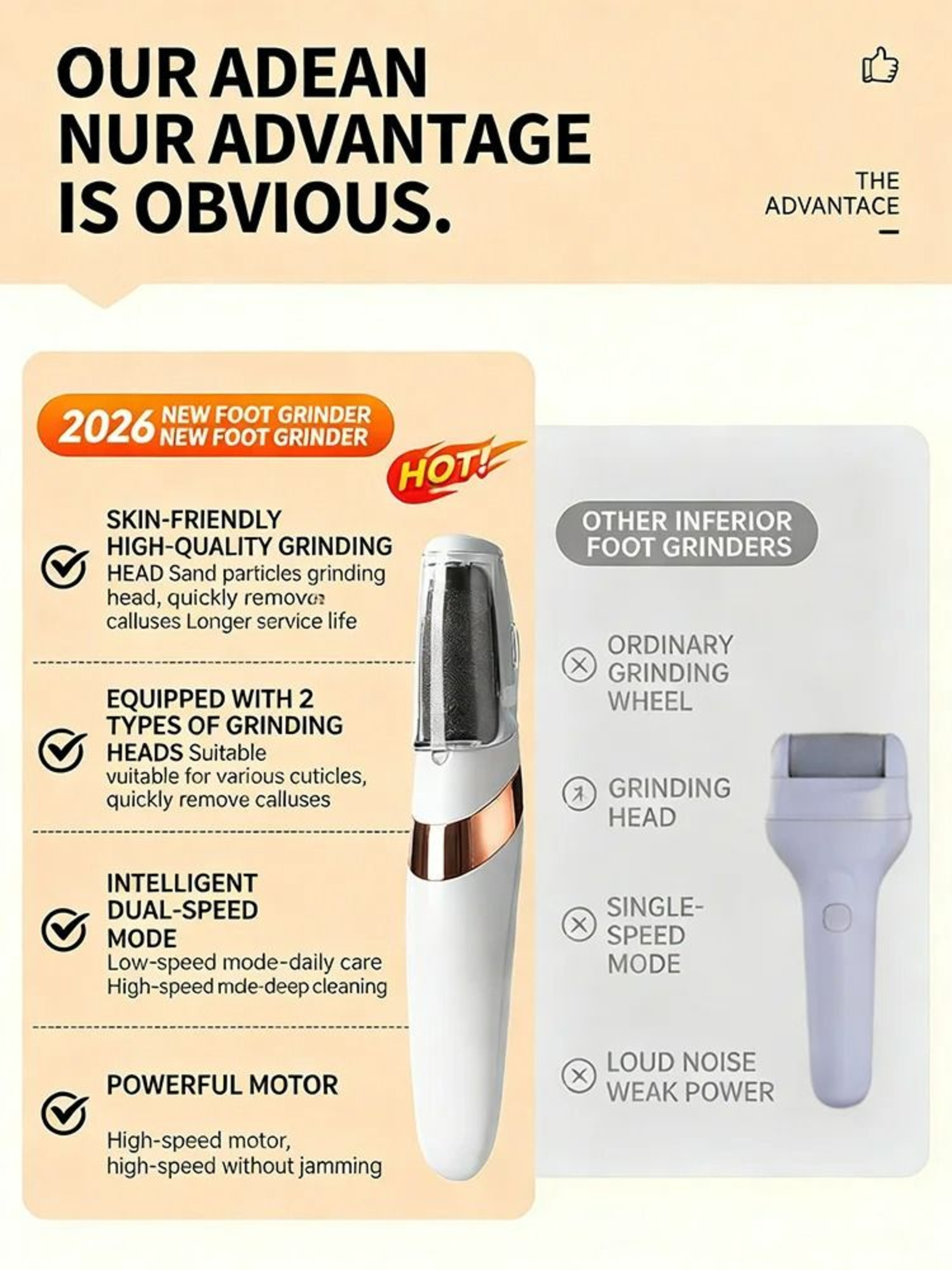 Electric Automatic Foot File  Callus Remover 3