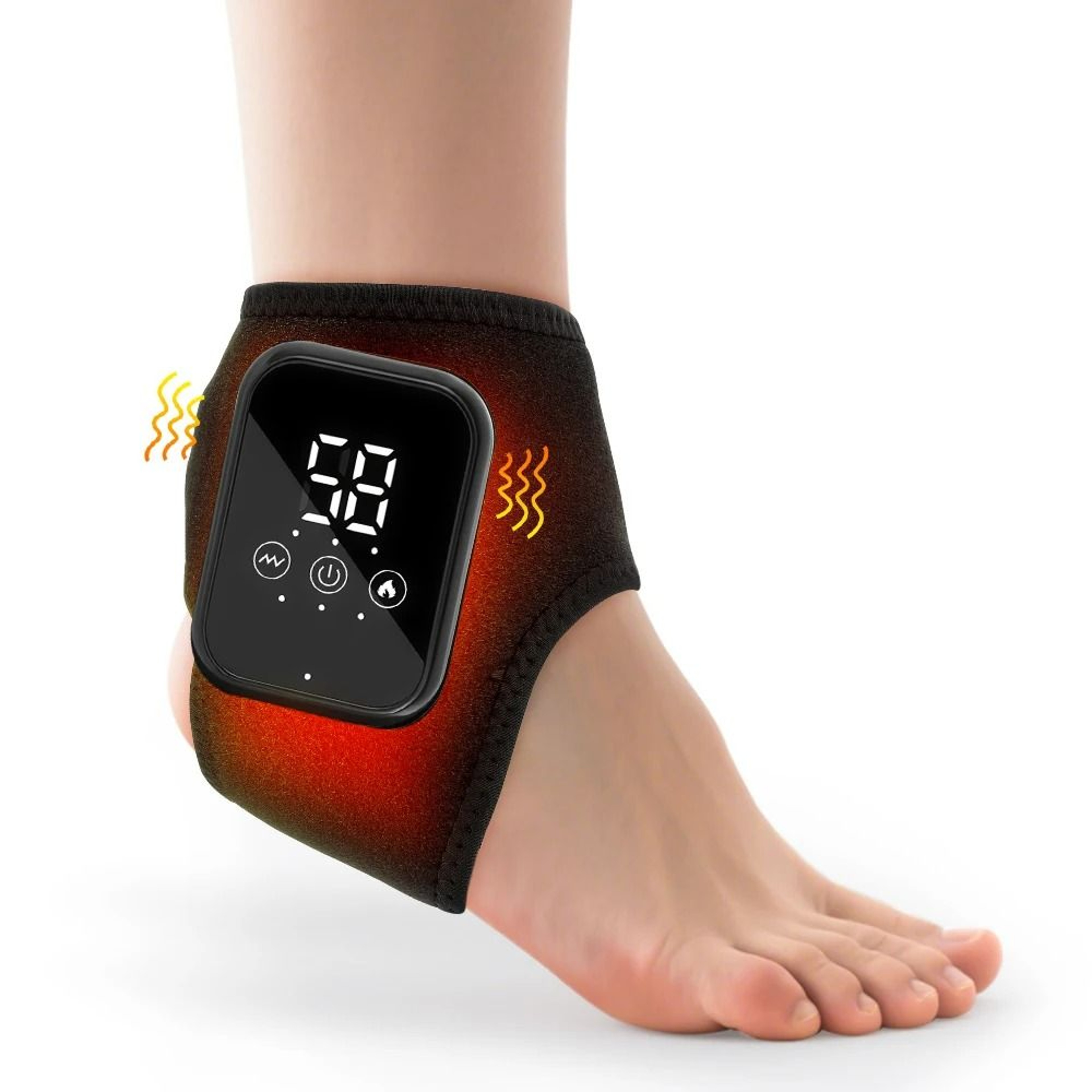 Electric Heated Ankle Massage Support Wrap 0