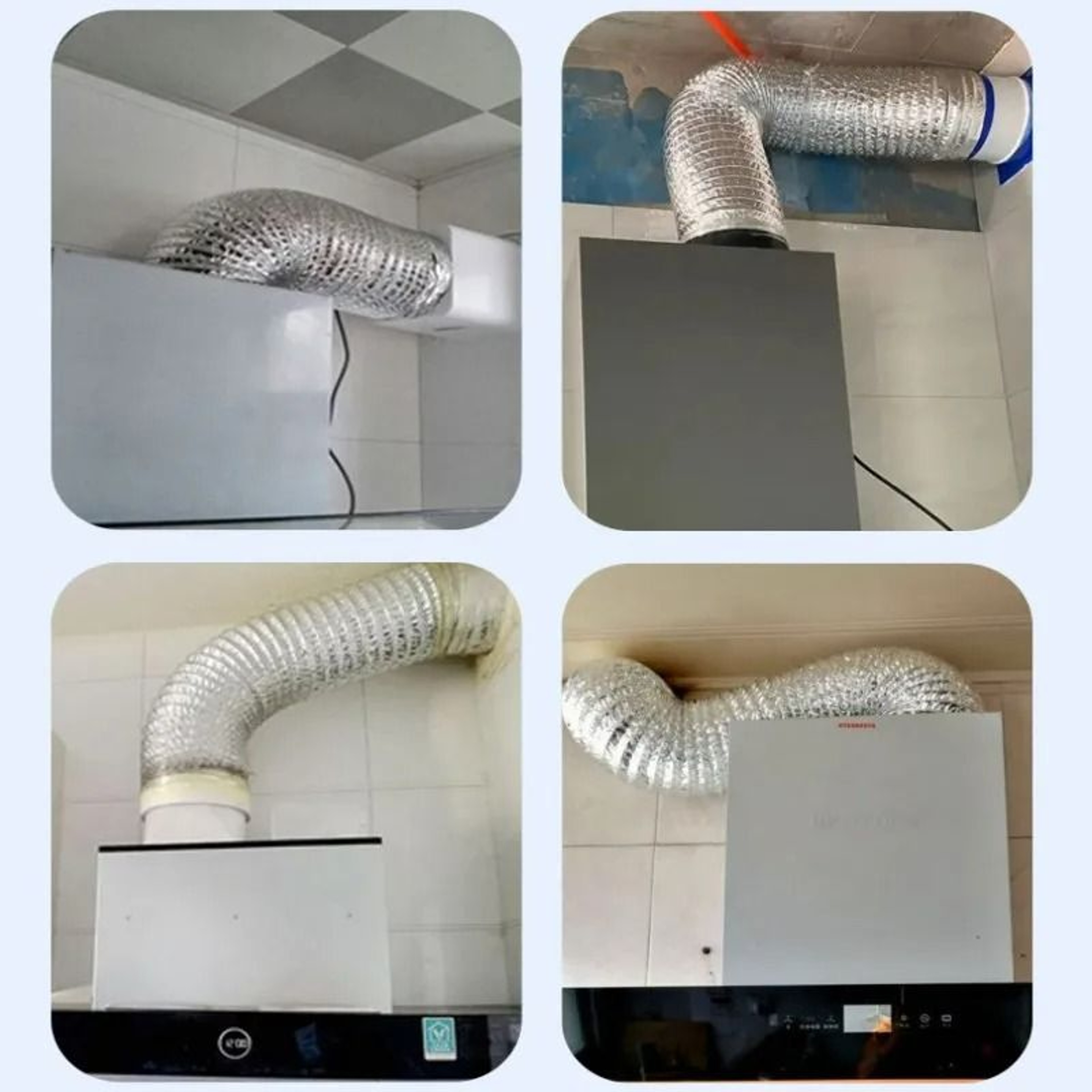 Encrypted Flexible Aluminum Foil Ventilation Duct Hose 2