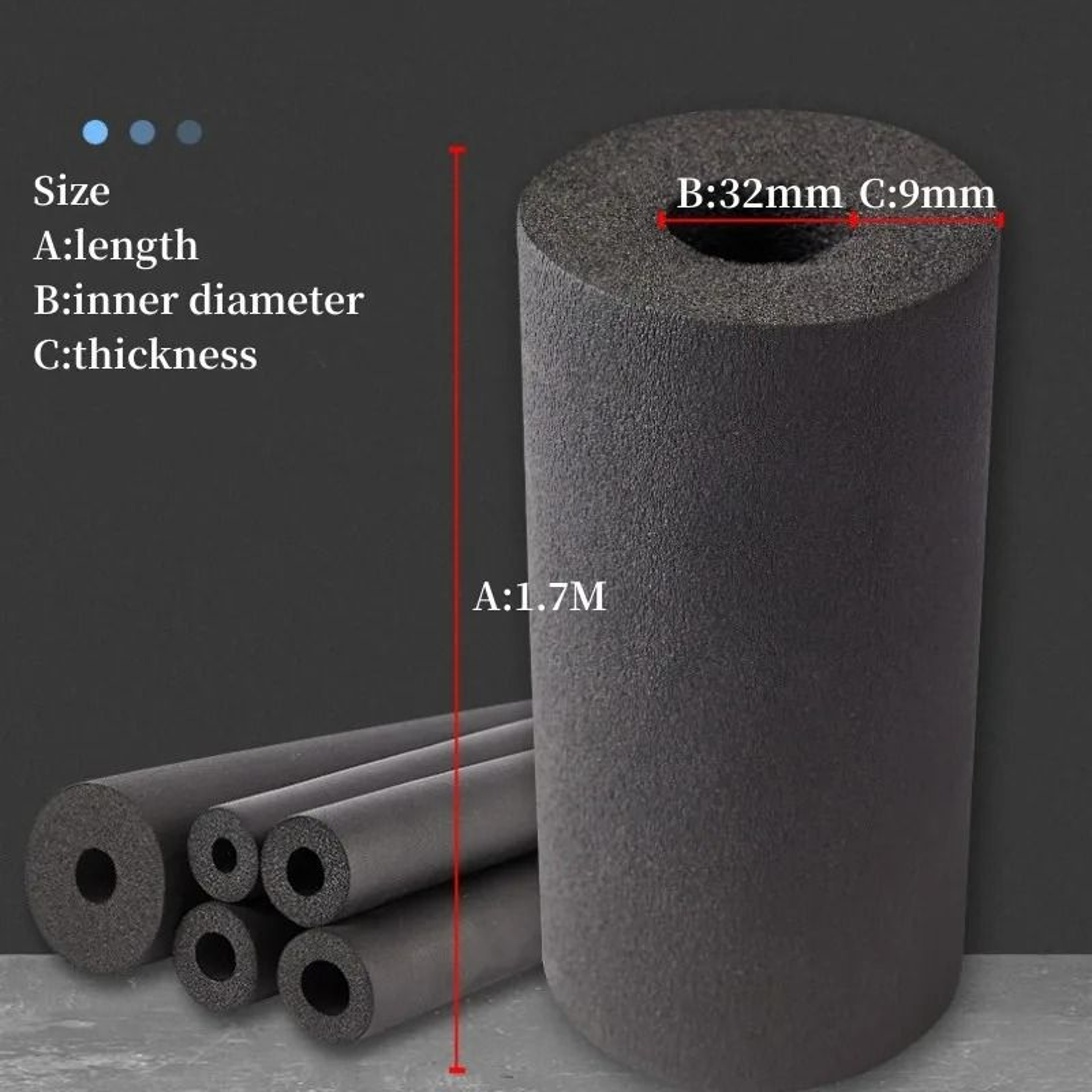 Rubber Sponge Foam Pipe Insulation Sleeve 9