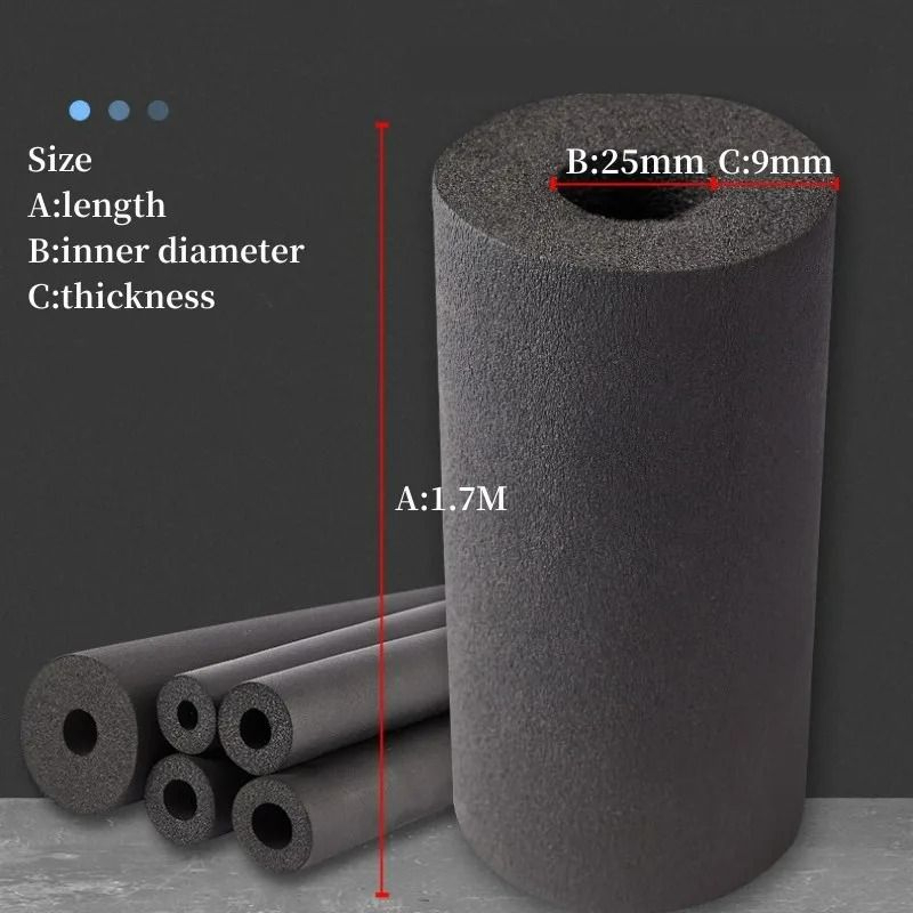 Rubber Sponge Foam Pipe Insulation Sleeve 7