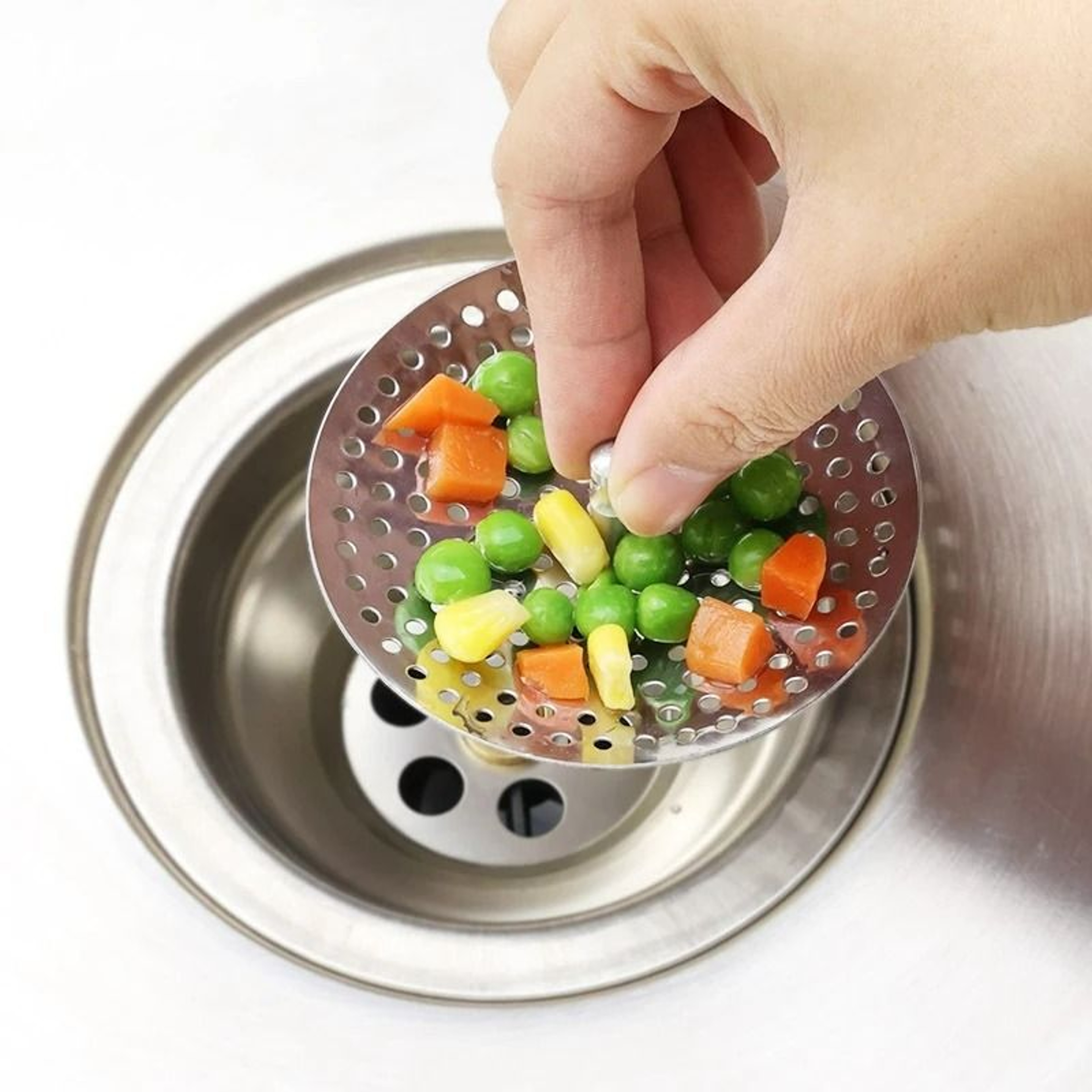 Stainless Steel Kitchen Sink Strainer  Drain Stopper 2
