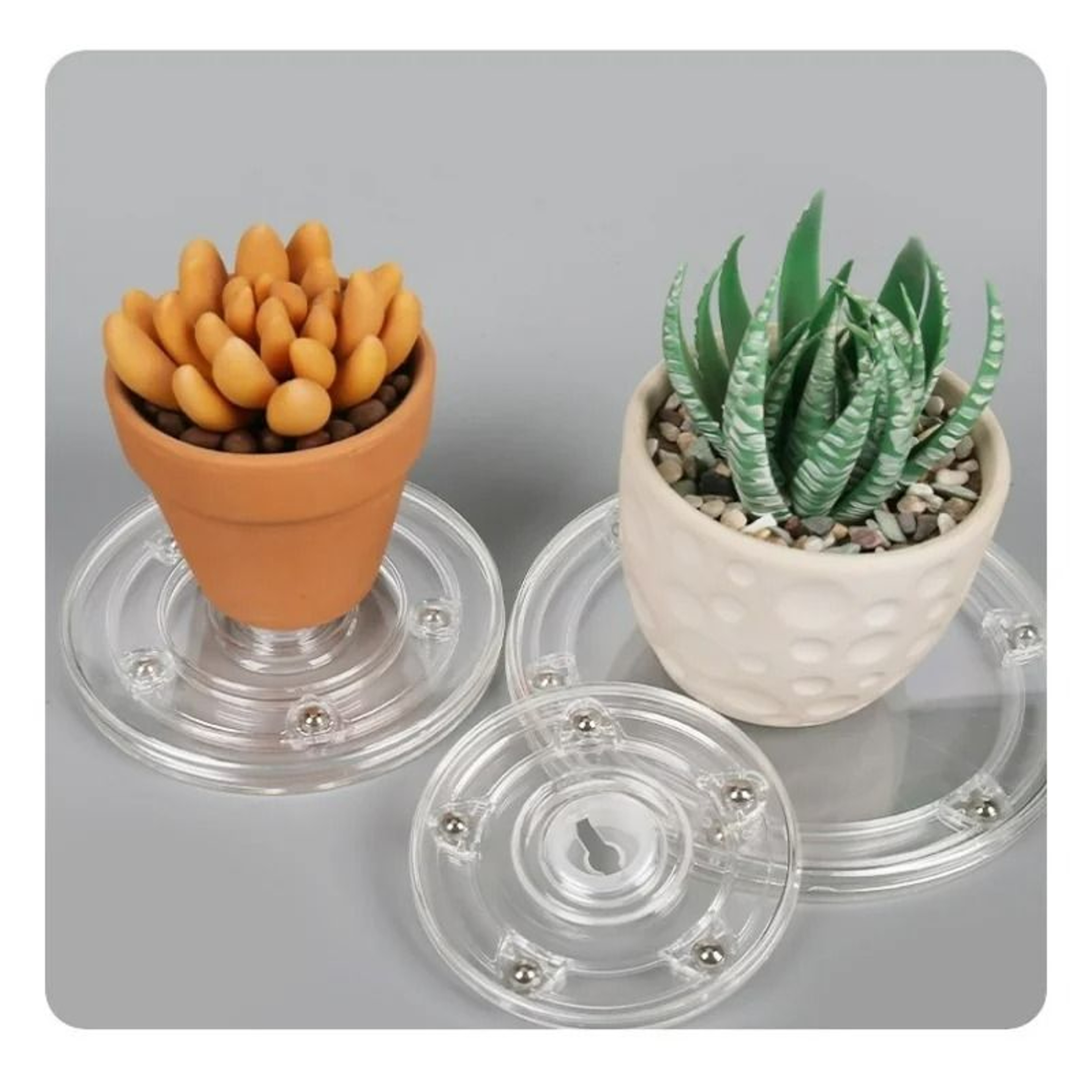 Universal 360 Rotating Acrylic Turntable Display Stand 4