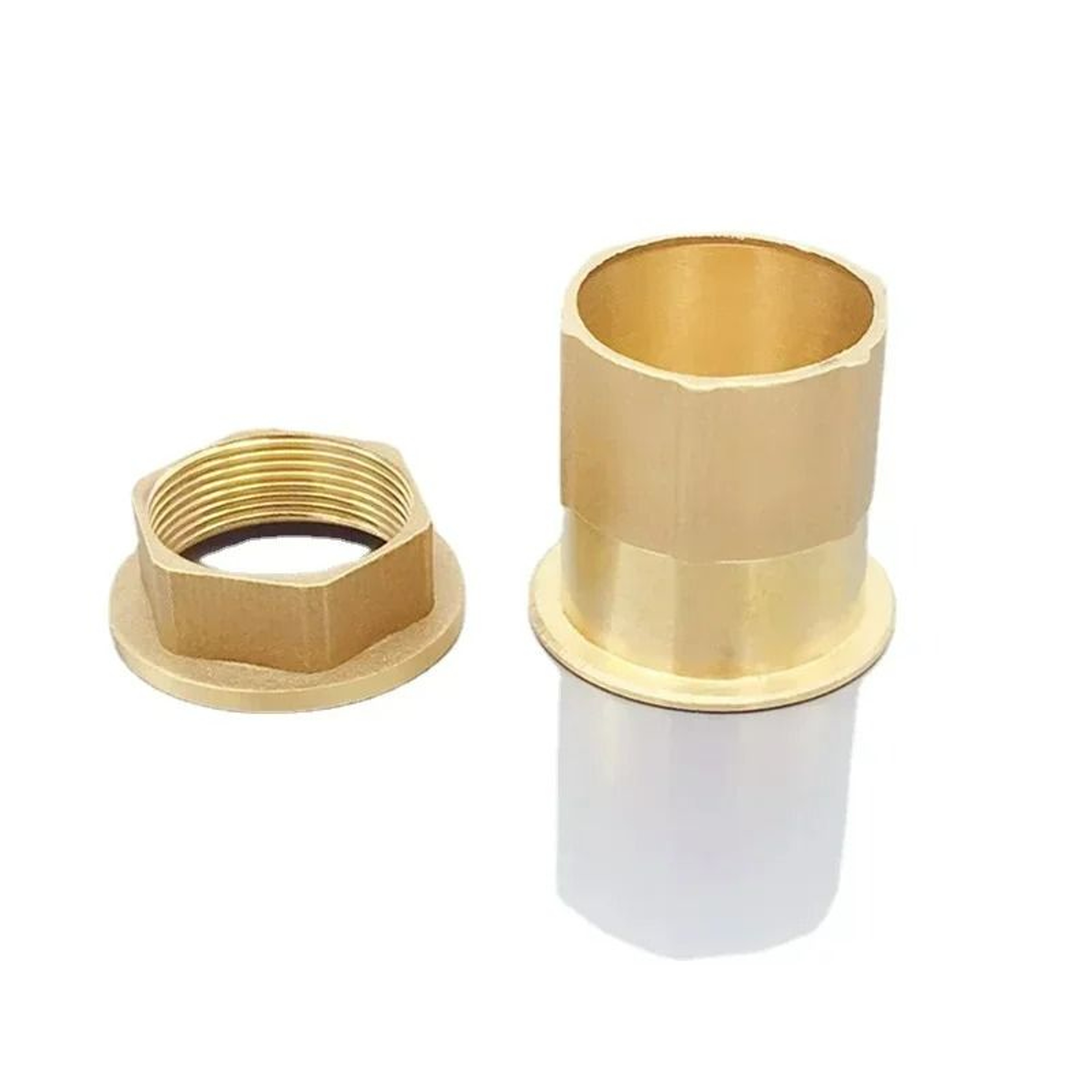Solid Copper Kitchen  Bathroom Faucet Mounting Base Nut Connector Kit 5