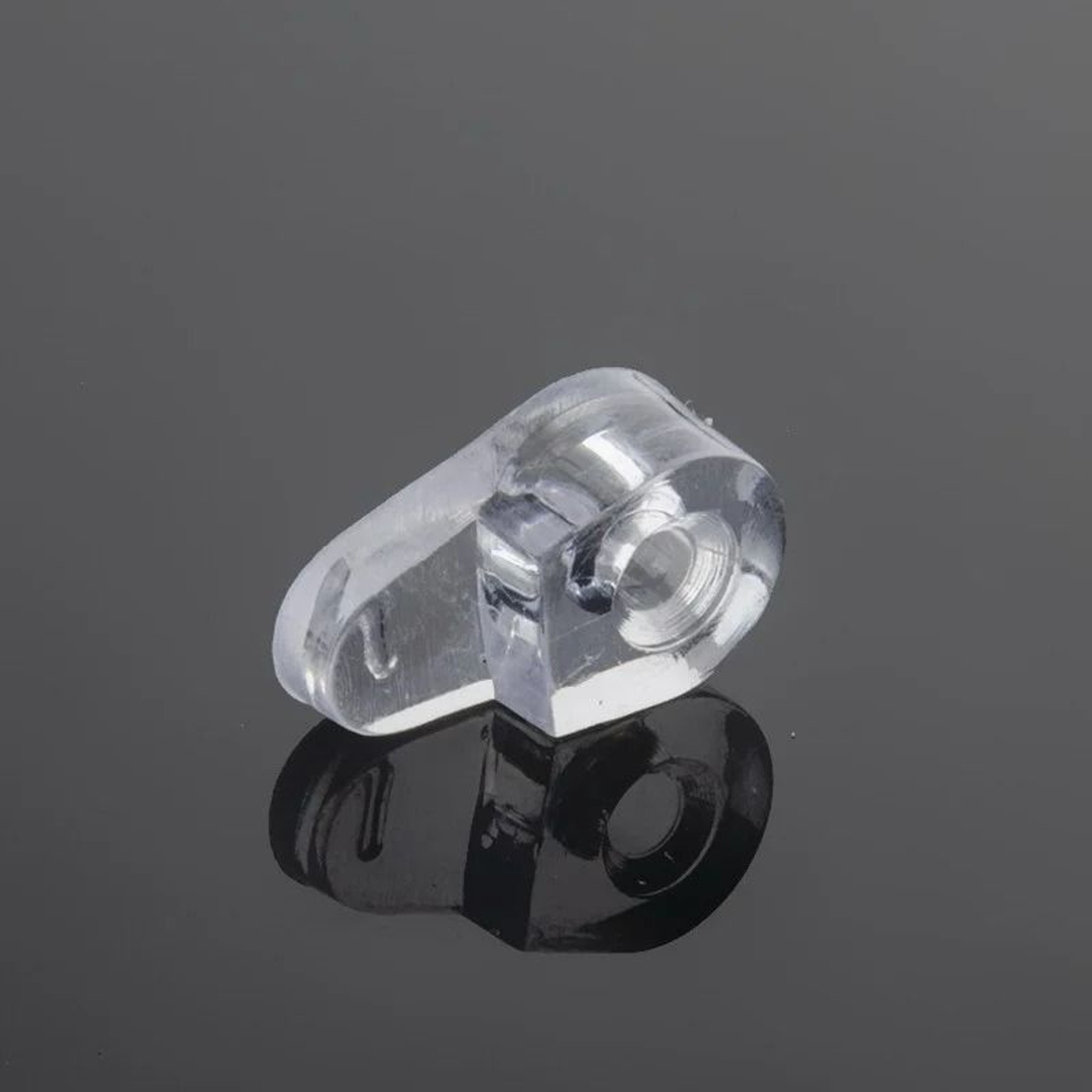 10Piece Clear Plastic Glass  Mirror Retainer Clips 5