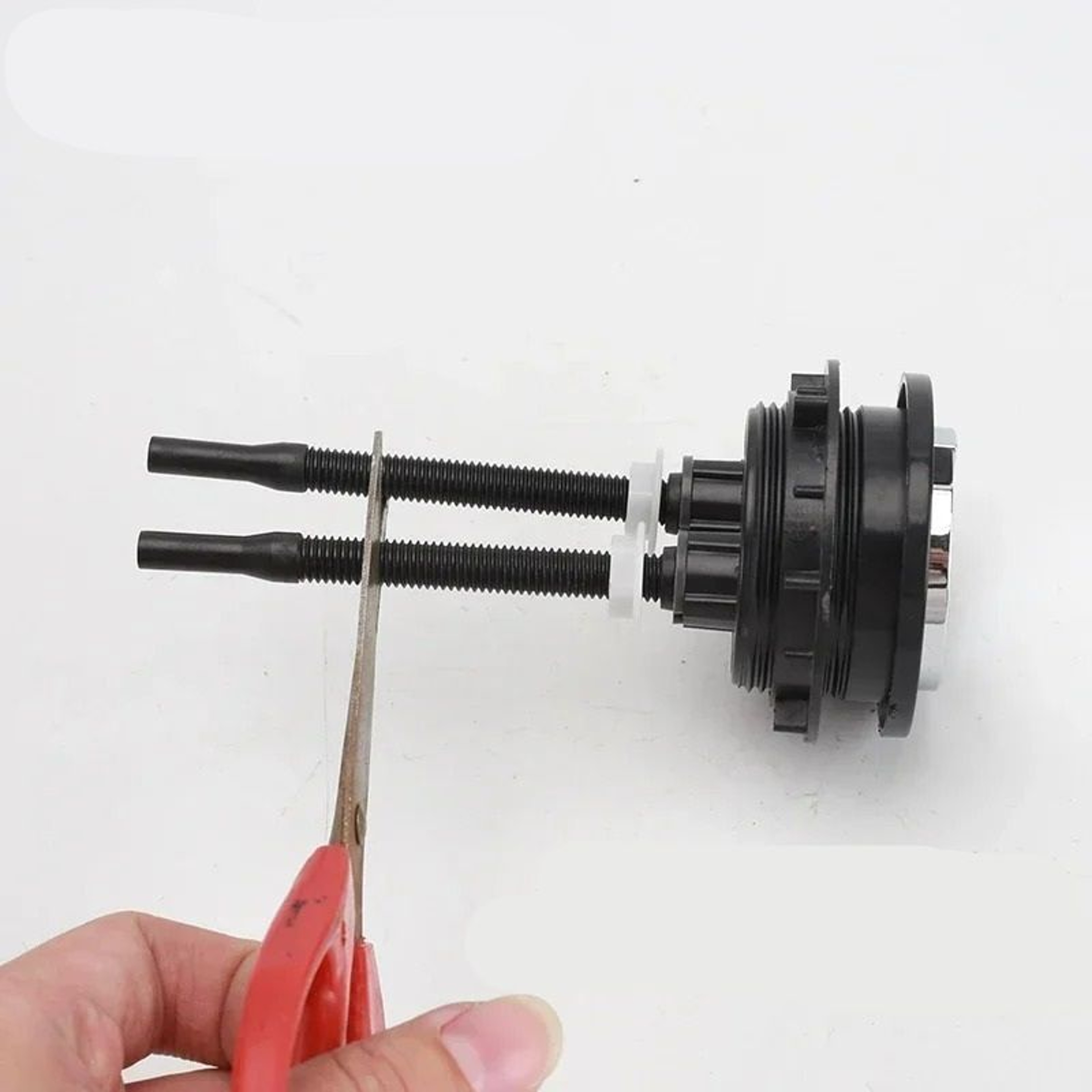 Dual Flush Toilet Tank Push Button  Universal Flush Valve Switch 4