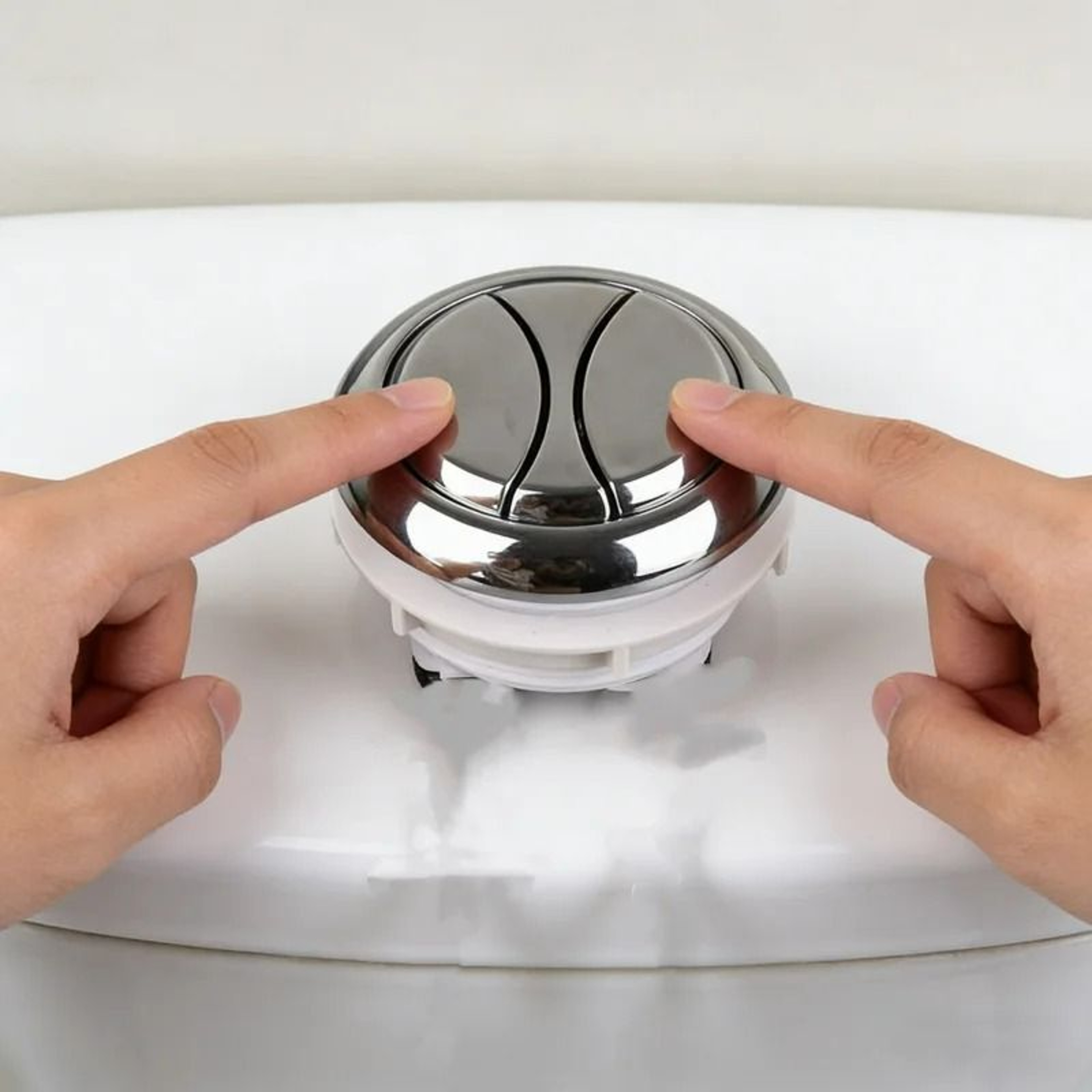 Dual Flush Round Toilet Tank Push Button Switch 4