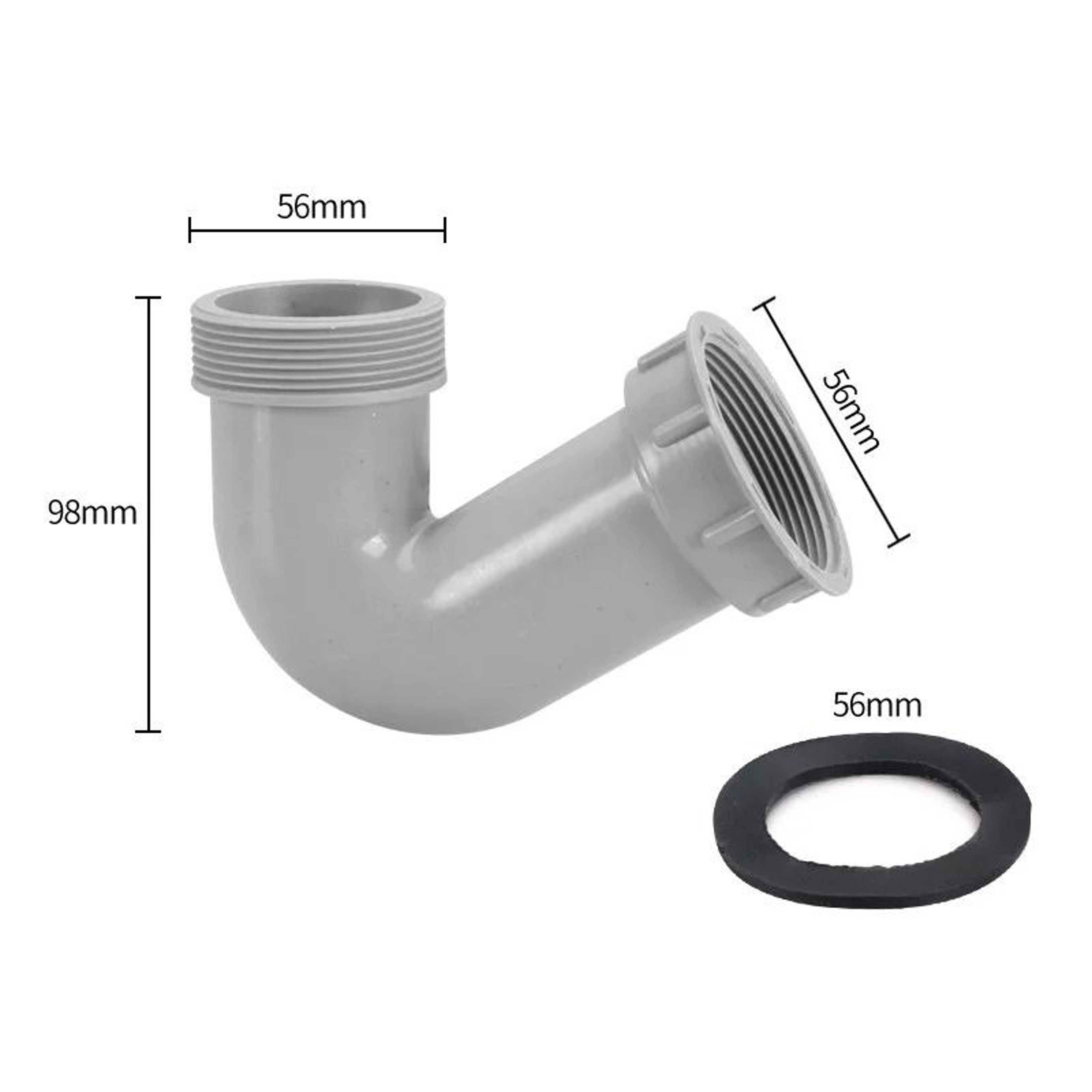 YShaped Sink Drain Pipe Adapter  Branch Connector 16