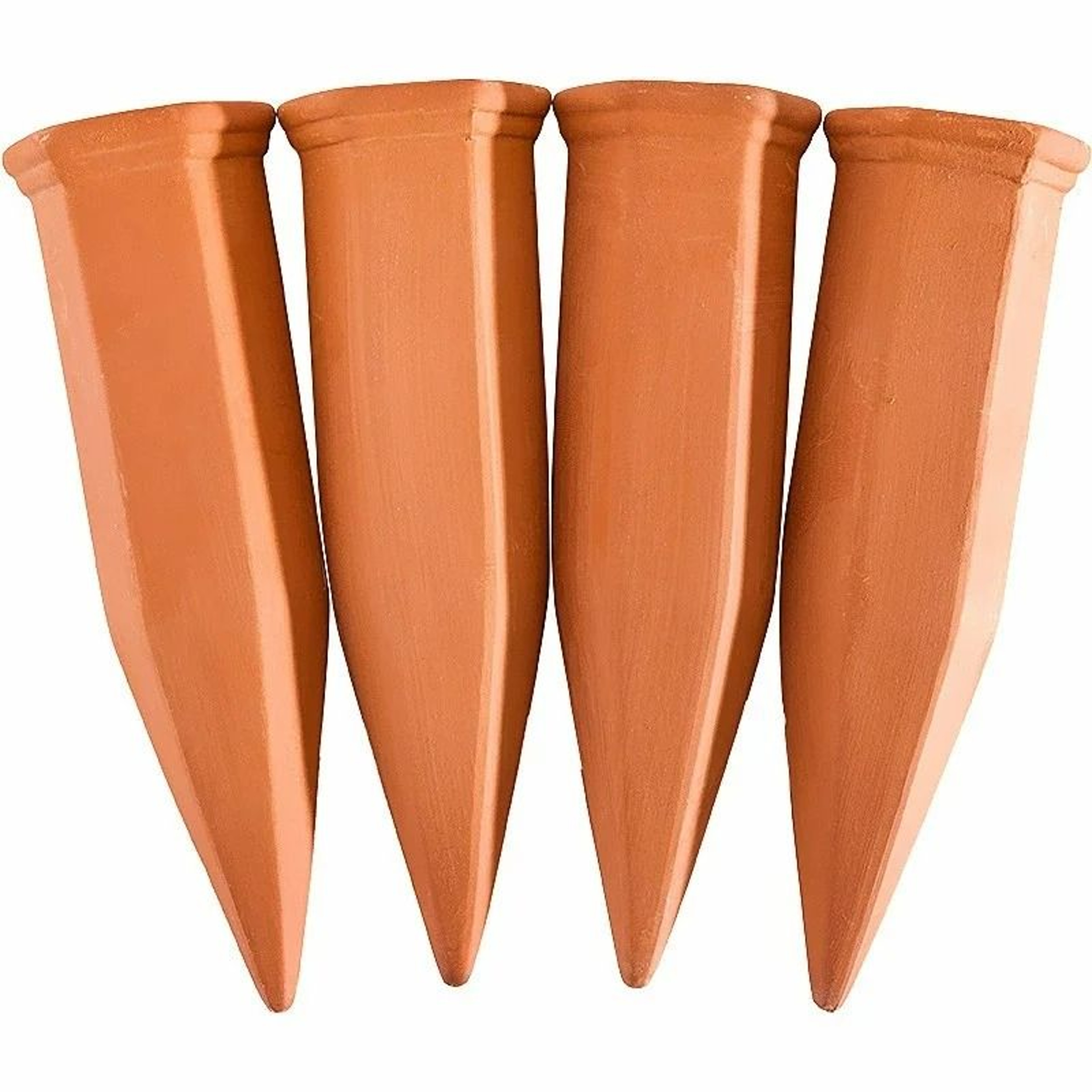 4Pack Terracotta Plant SelfWatering Stakes  Automatic Irrigation Spikes 6