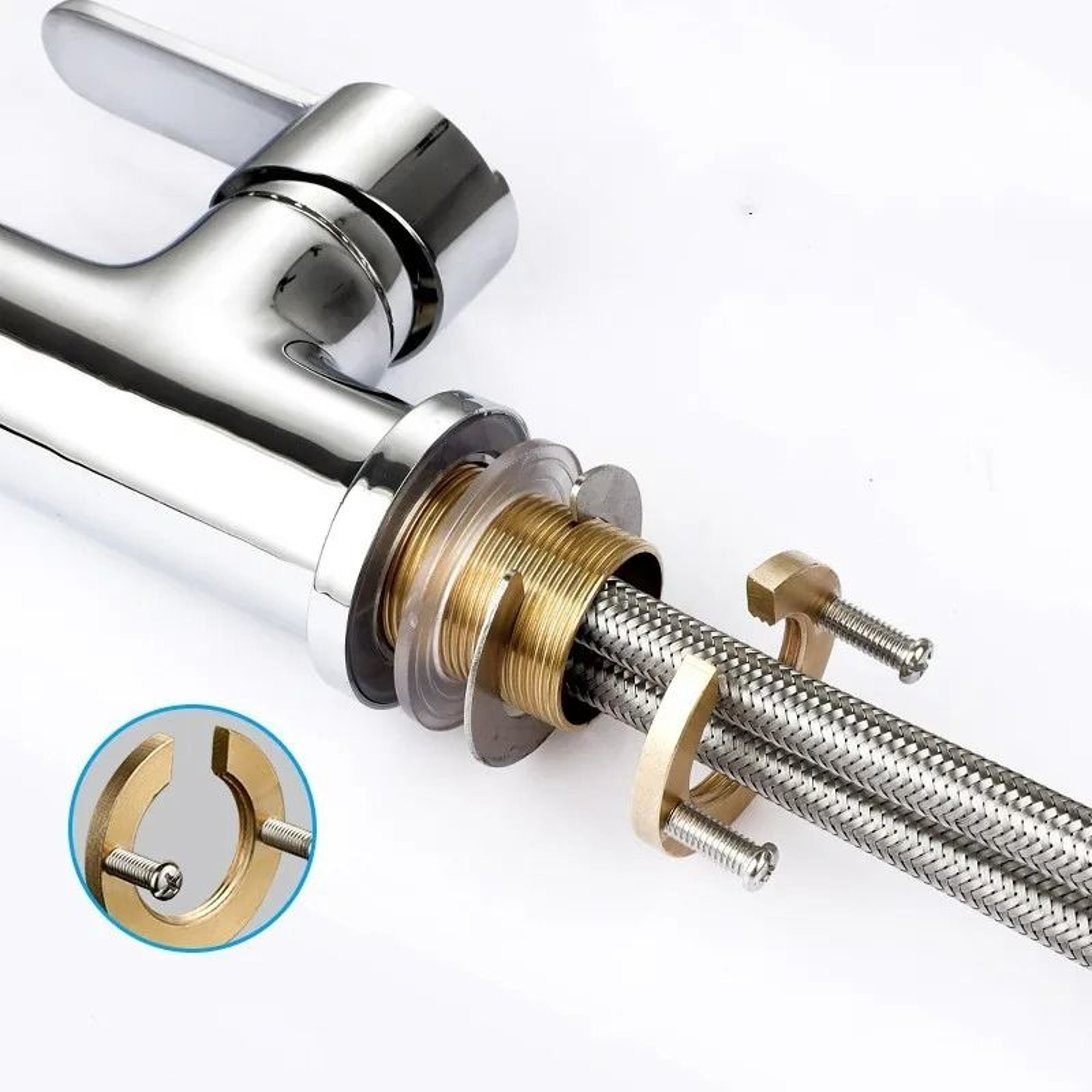 CType Faucet Locknut  AntiLoosening Kitchen Sink Fixing Kit 0