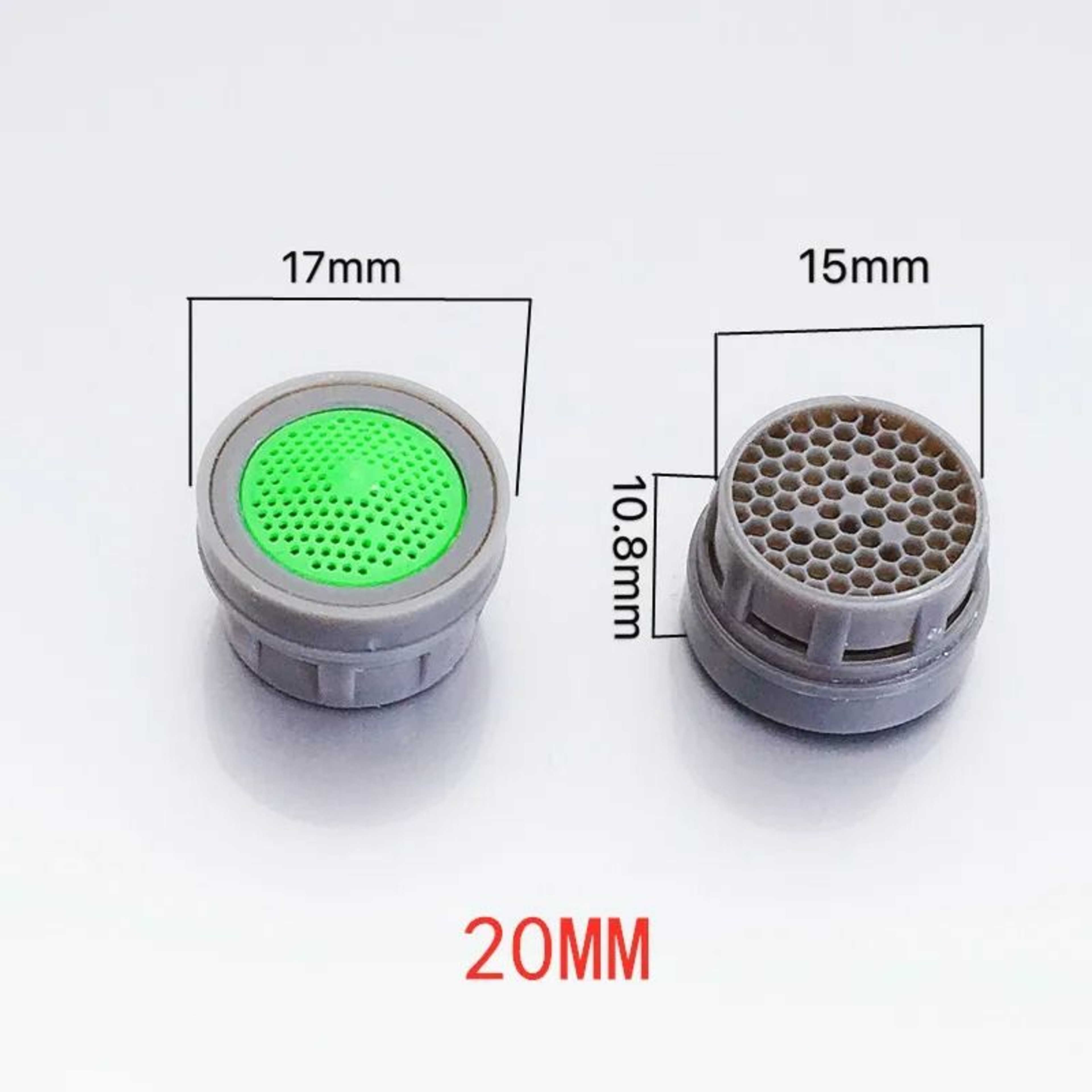 2Pack WaterSaving Chrome Faucet Aerator  AntiSplash Filter Diffuser Nozzle 7
