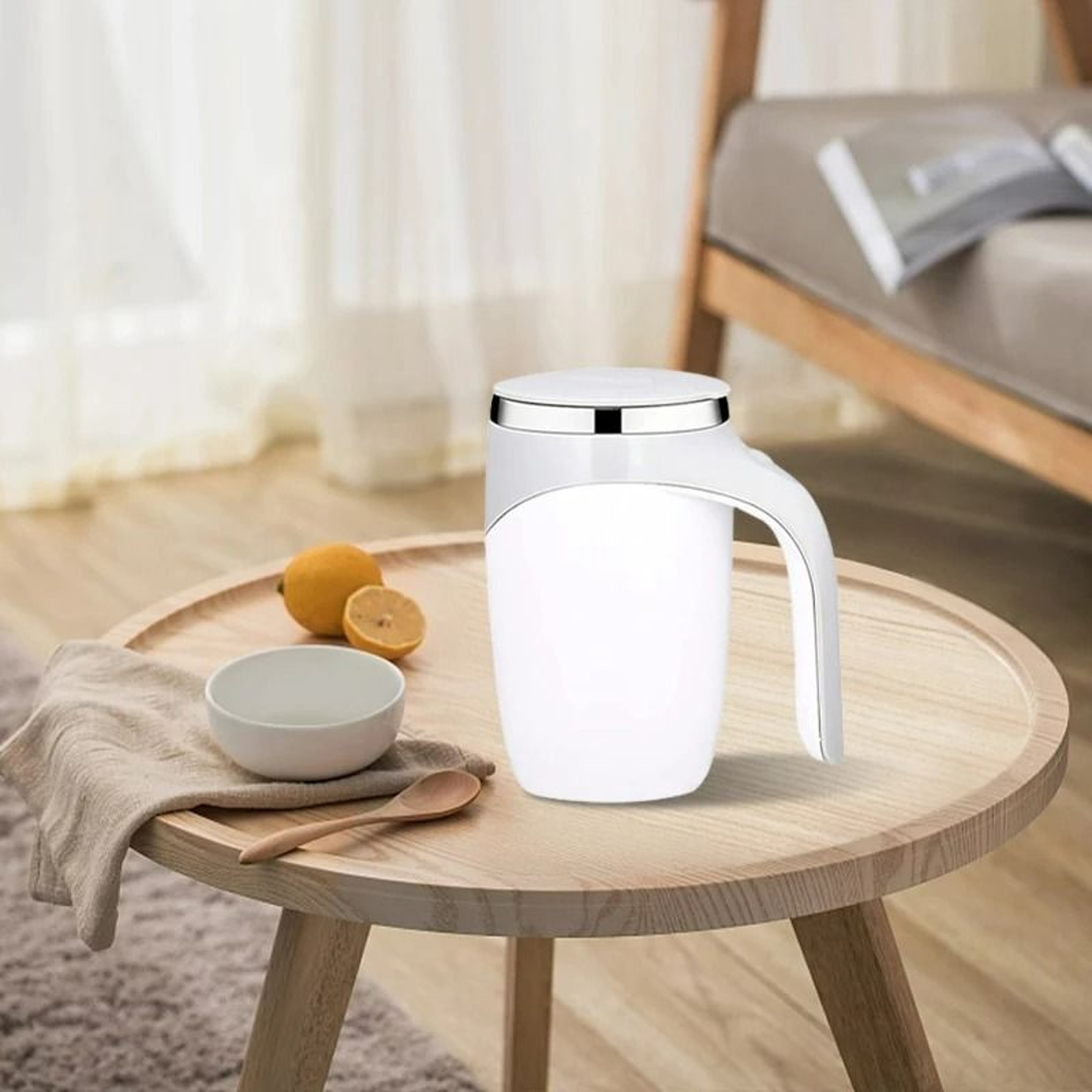 Rechargeable Automatic Magnetic Stirring Coffee Mug 3