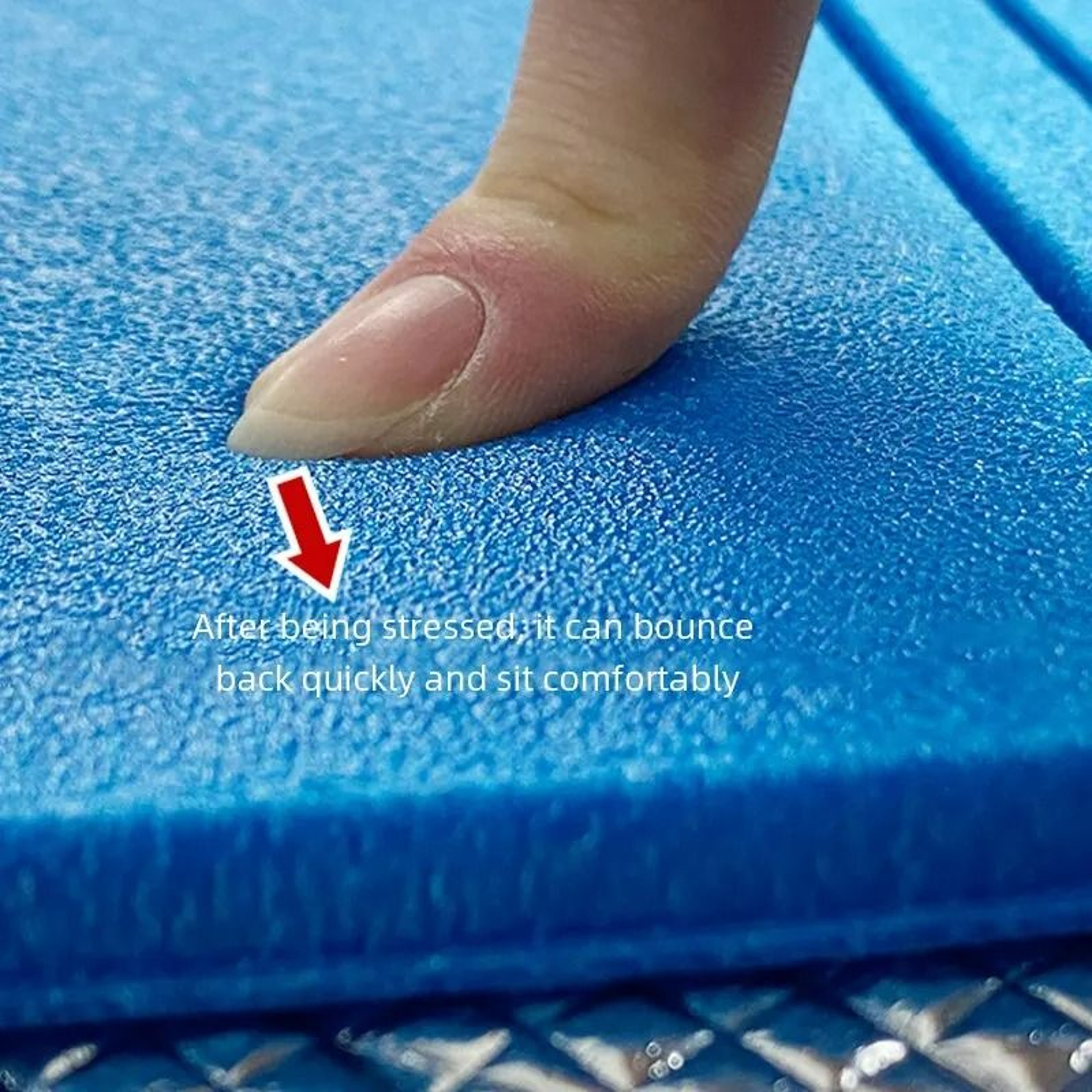 Portable Foldable XPE Foam Sitting Mat  MoistureProof Camping Pad 4