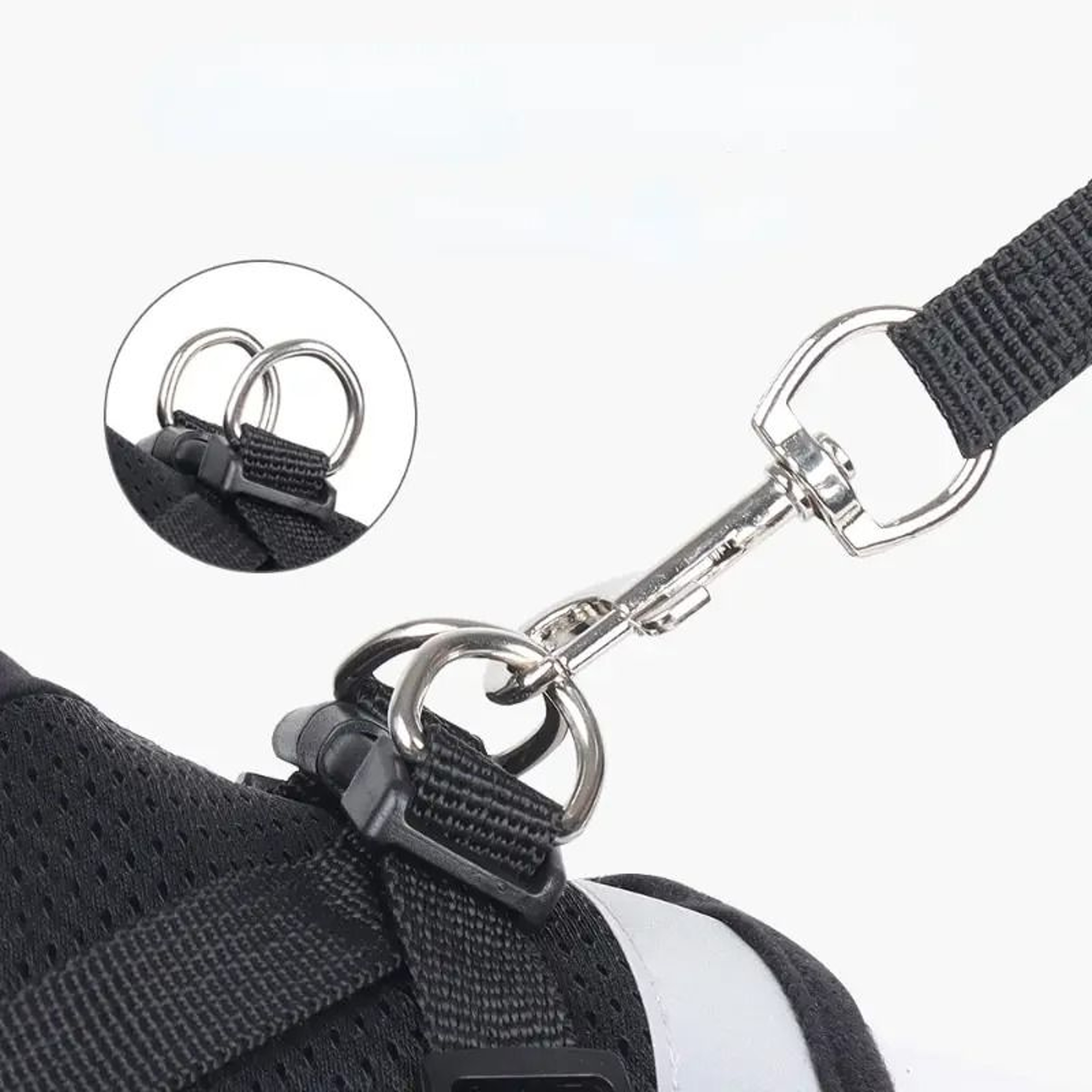 Breathable Mesh Reflective Dog Harness And Leash Set 4