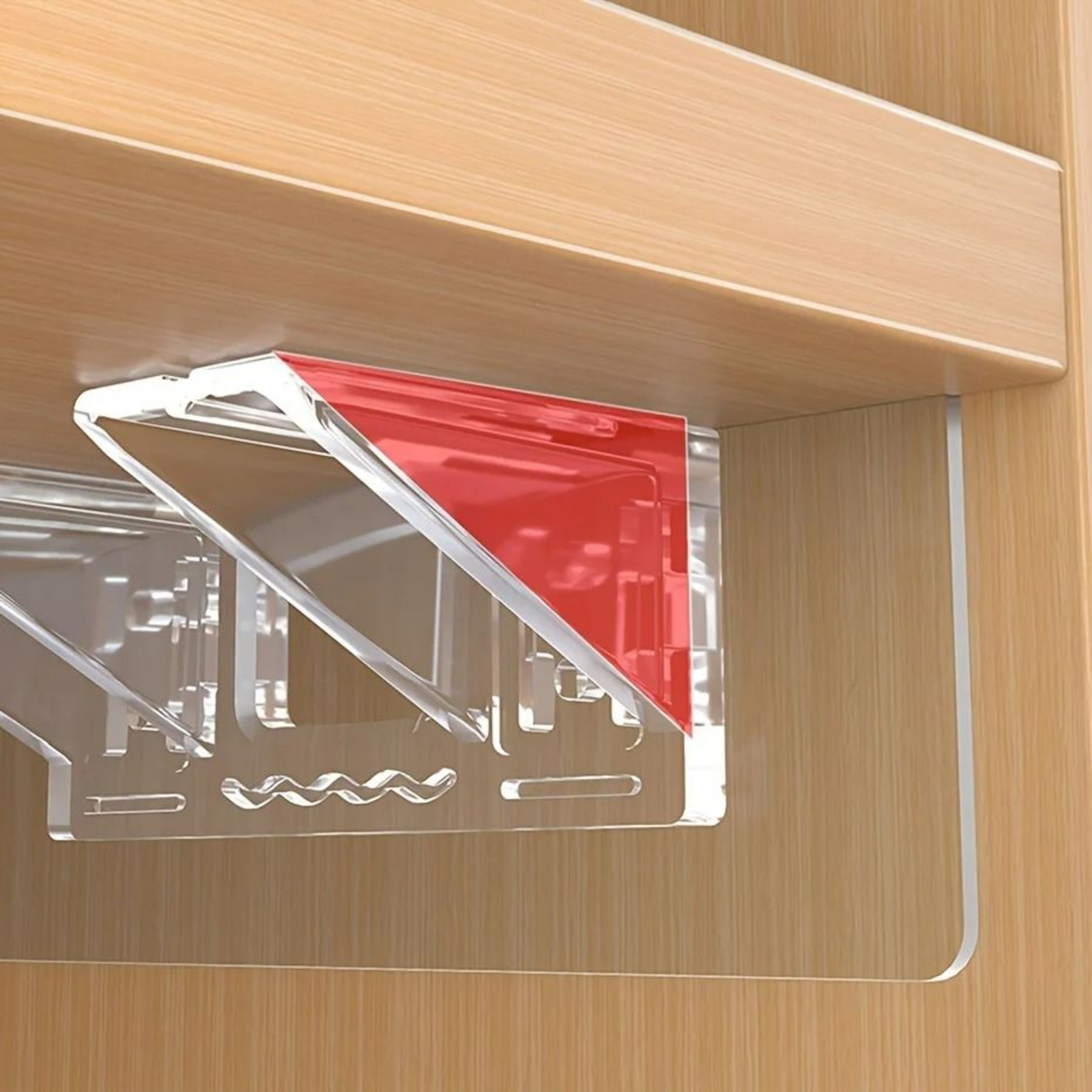SelfAdhesive Cabinet Shelf Support Peg Clips 6 Pack 1