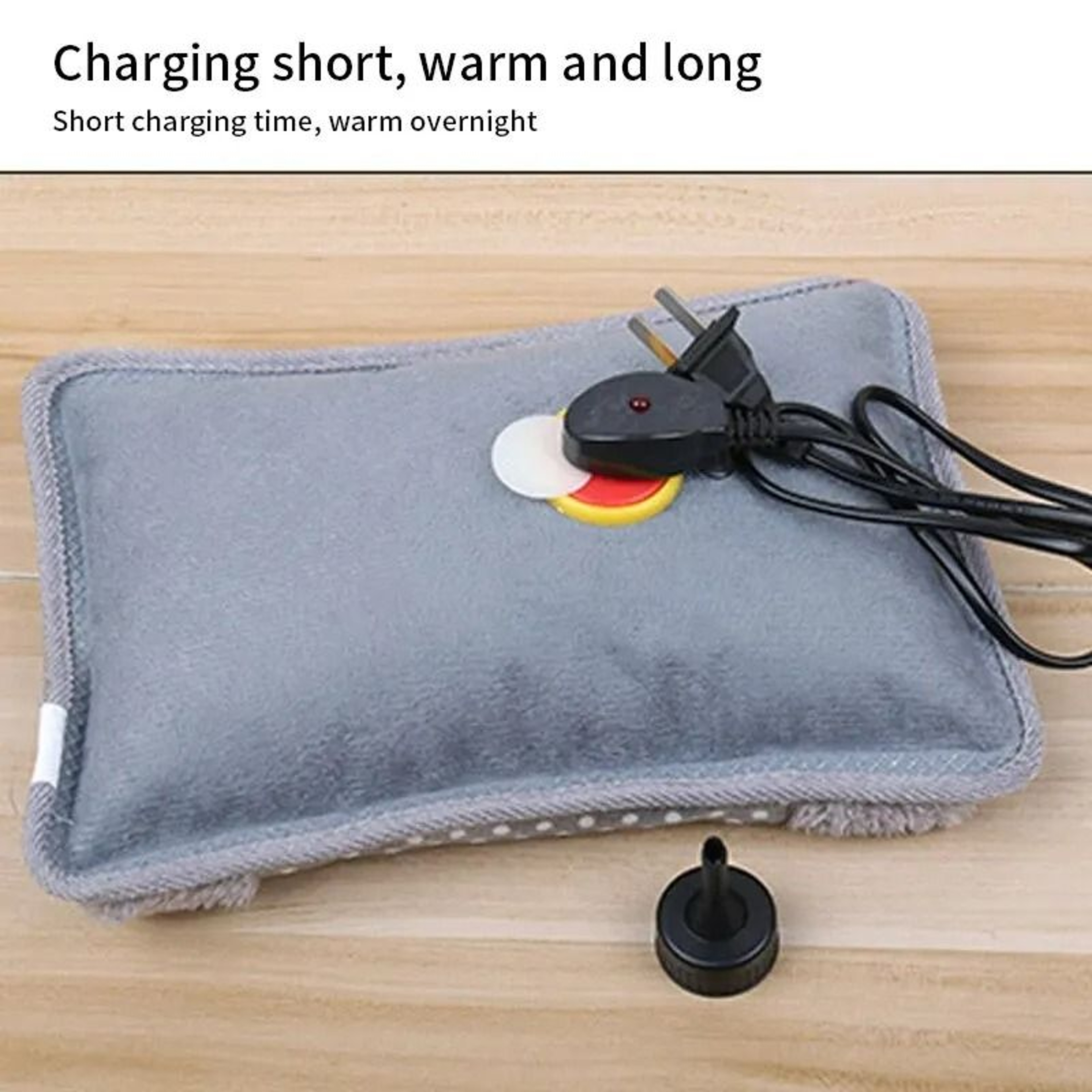 500W Rechargeable Electric Hot Water Bag  Hand Warmer 2