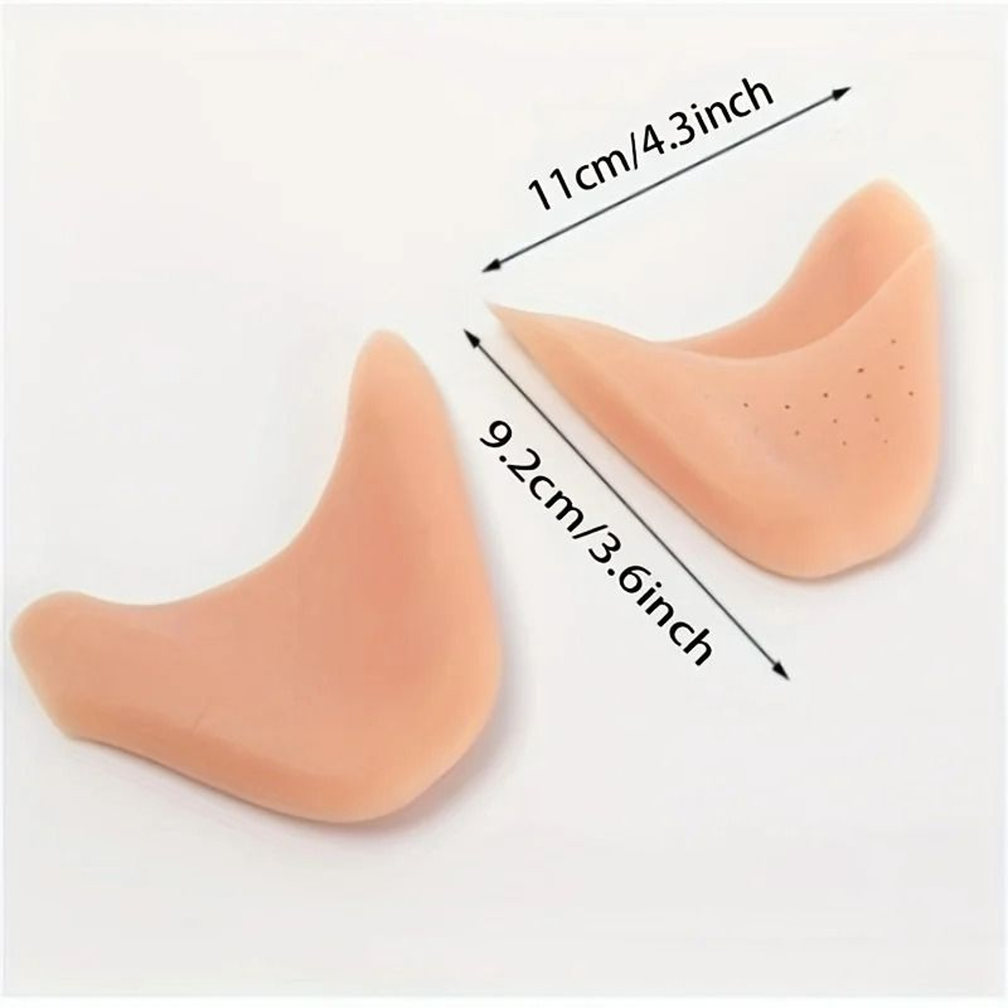 Soft Silicone Gel Toe Caps  Pointe Shoe Pads 1 Pair 4