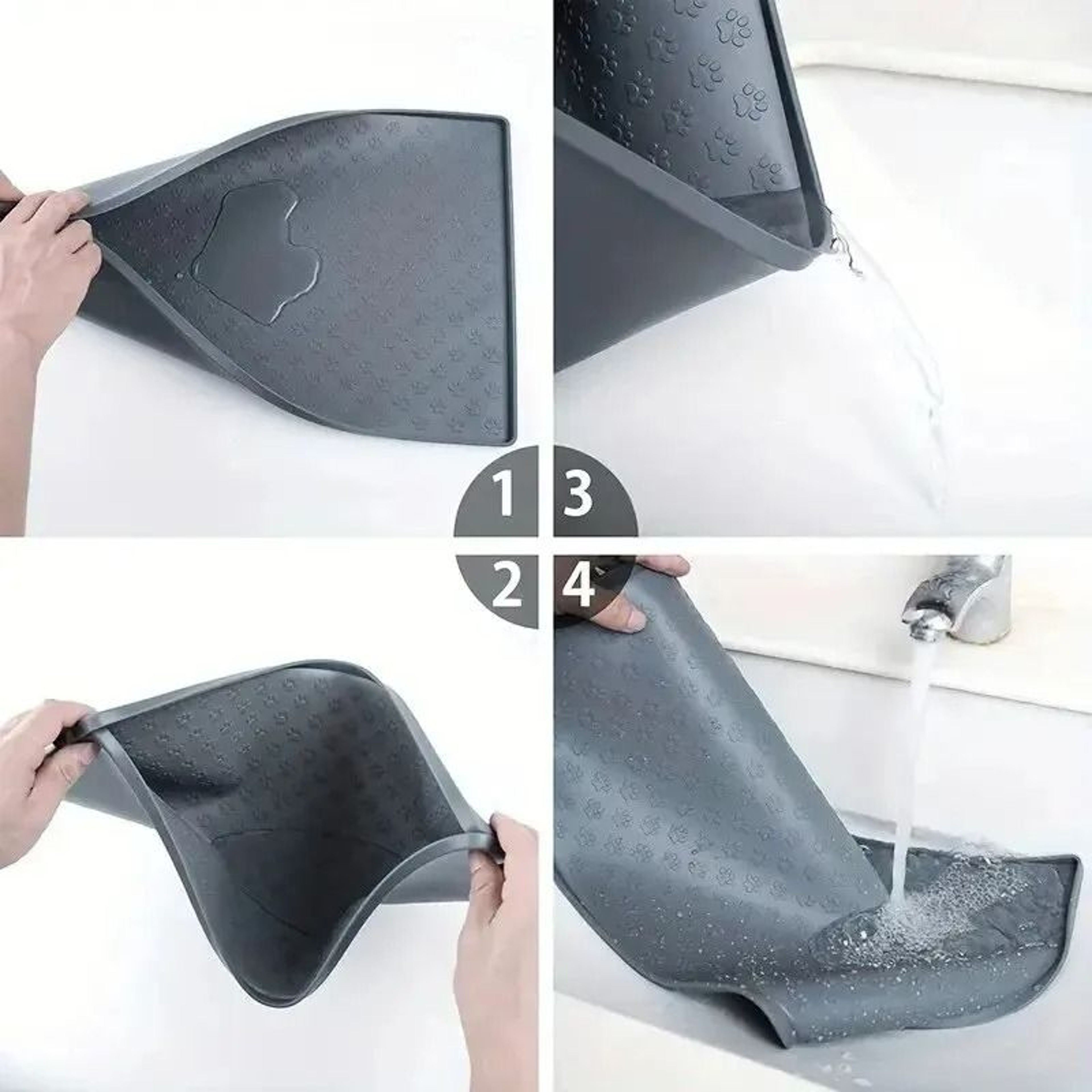 NonSpill Waterproof Silicone Pet Feeding Mat 4