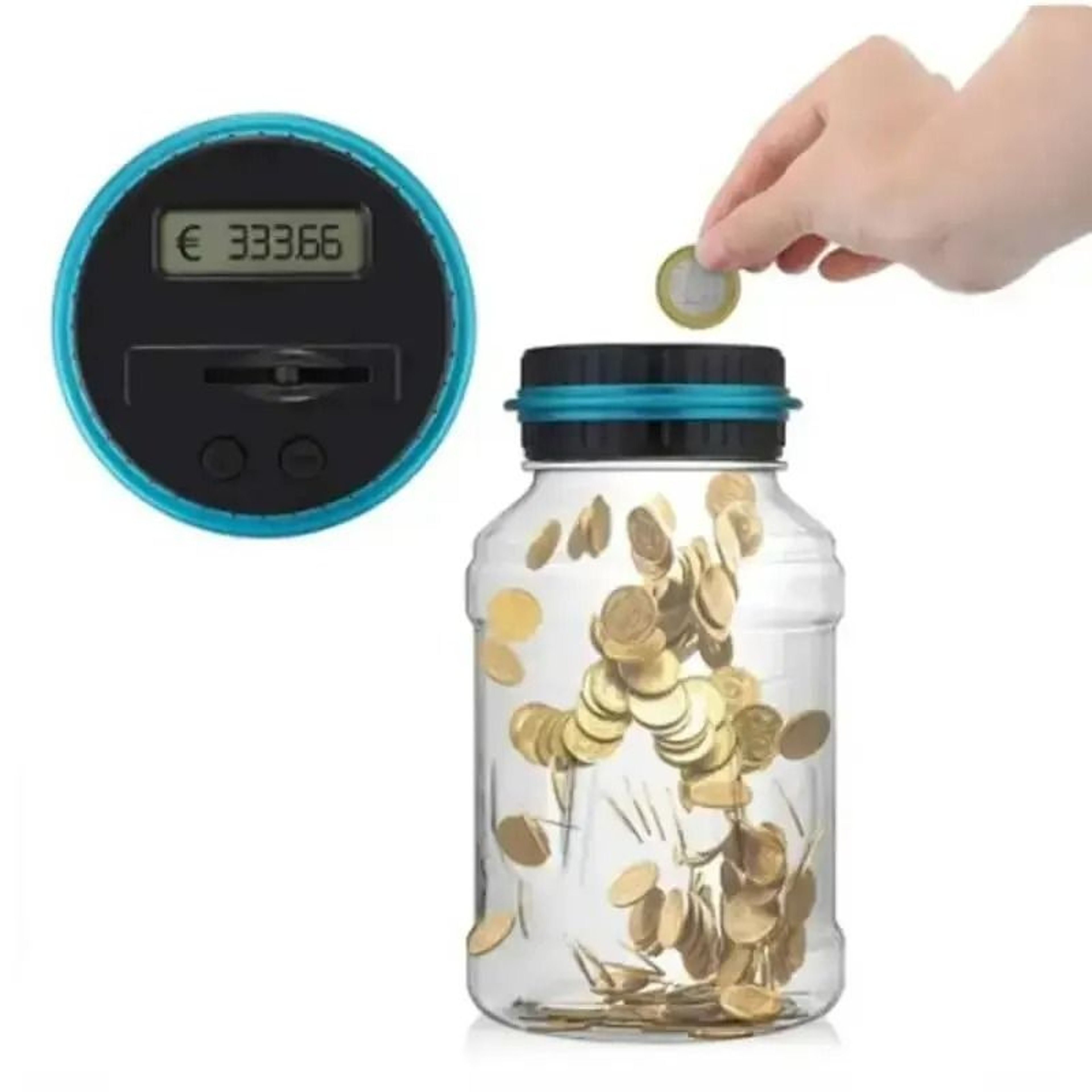 18L Digital Coin Counting Bank  Saving Jar 3