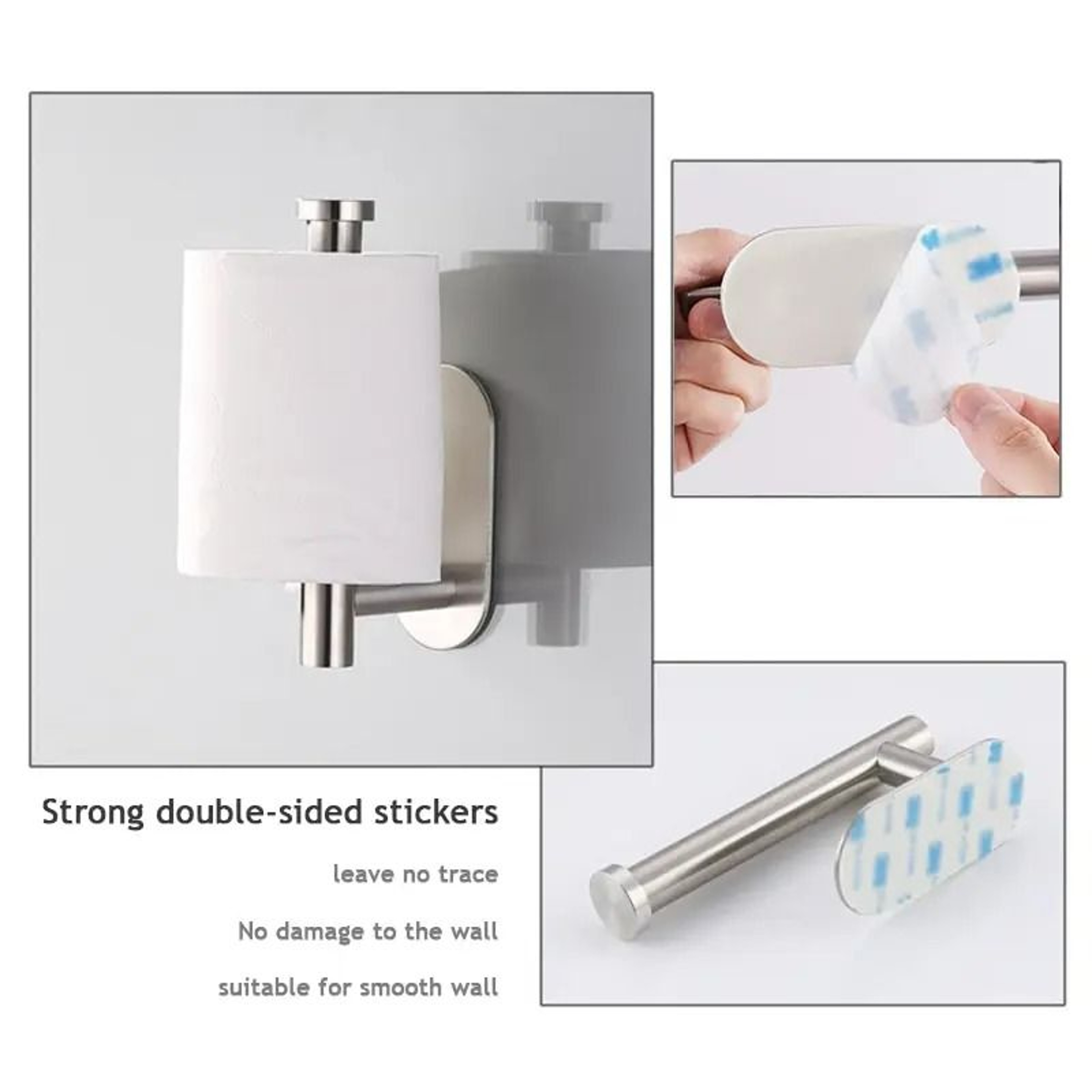 WallMounted Stainless Steel Paper Towel Holder 5