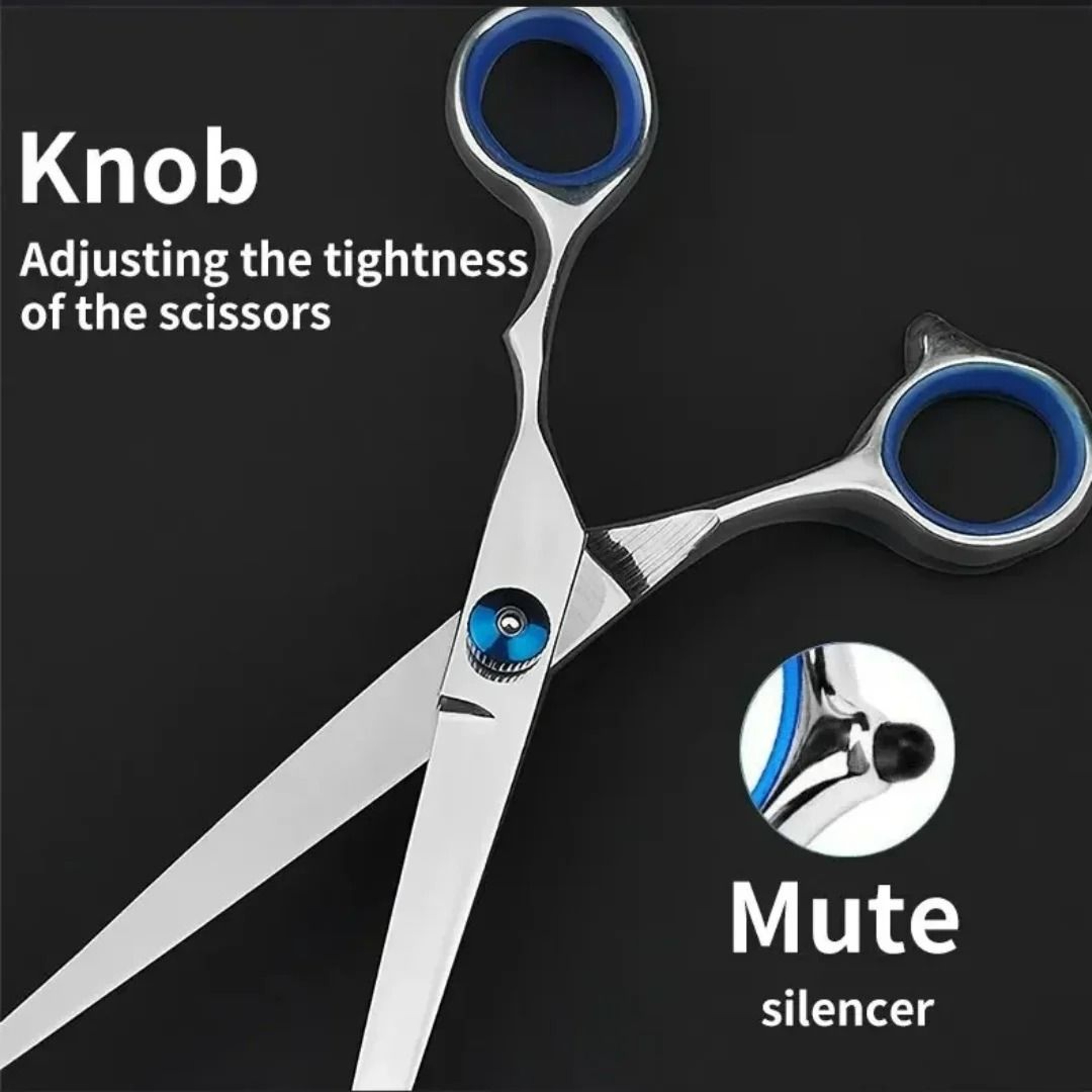 Professional Stainless Steel Hairdressing  Pet Grooming Scissors Set 2