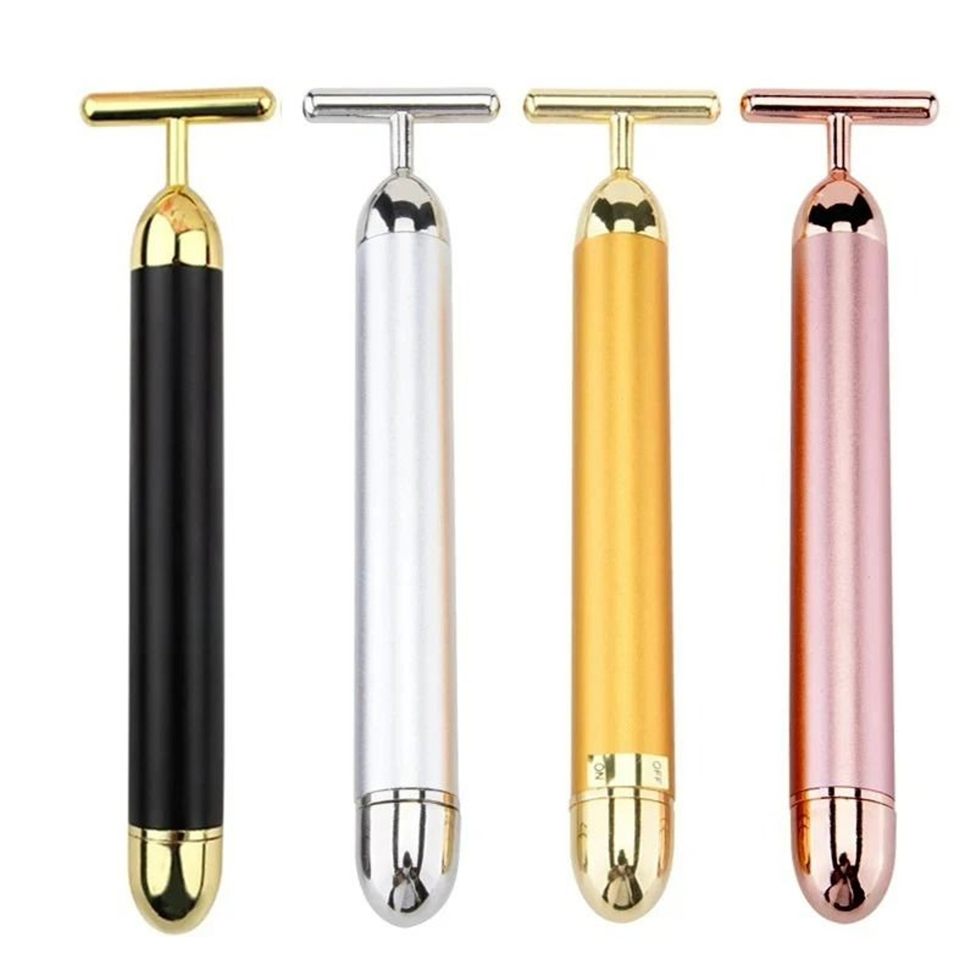 24K Gold Pulse Facial Massager  Skin Firming Beauty Bar 5