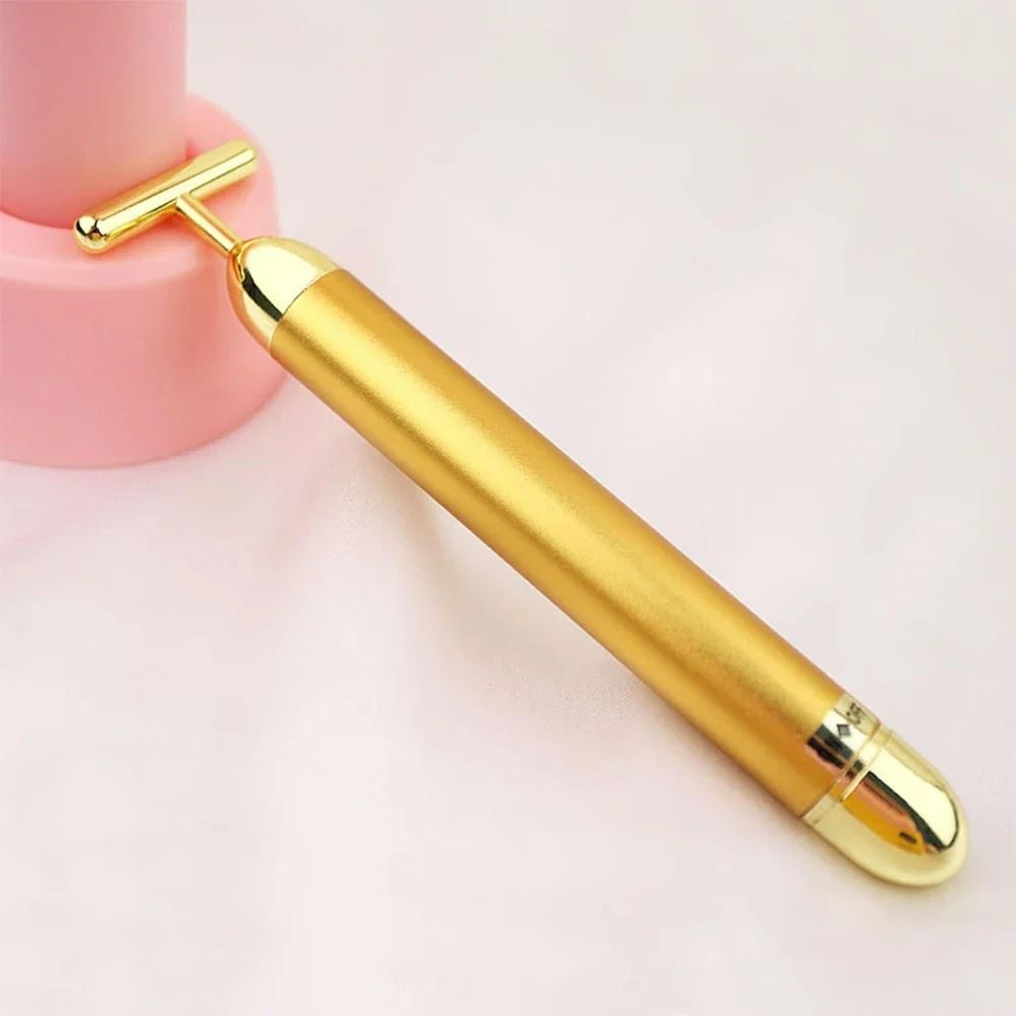 24K Gold Pulse Facial Massager  Skin Firming Beauty Bar 7