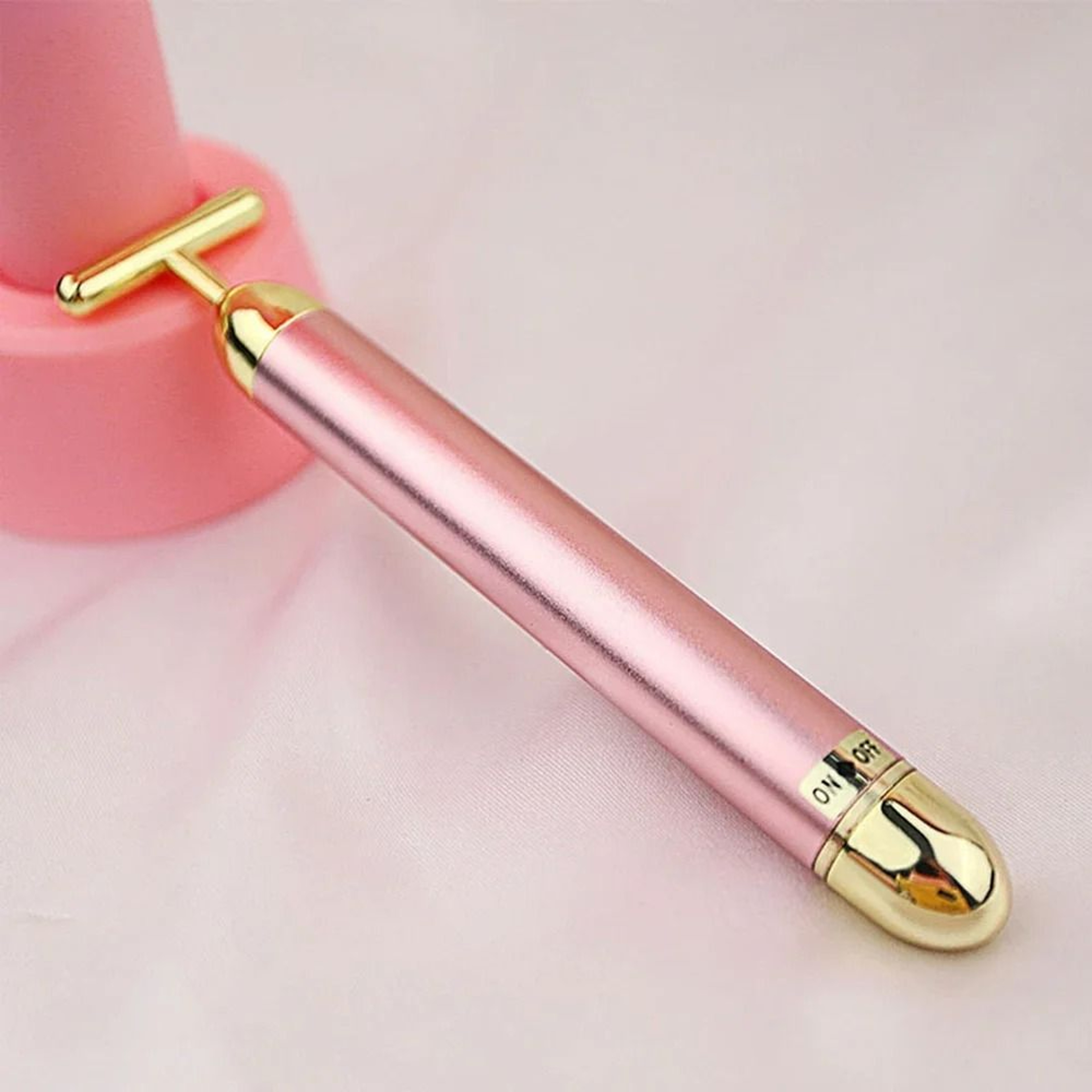 24K Gold Pulse Facial Massager  Skin Firming Beauty Bar 6