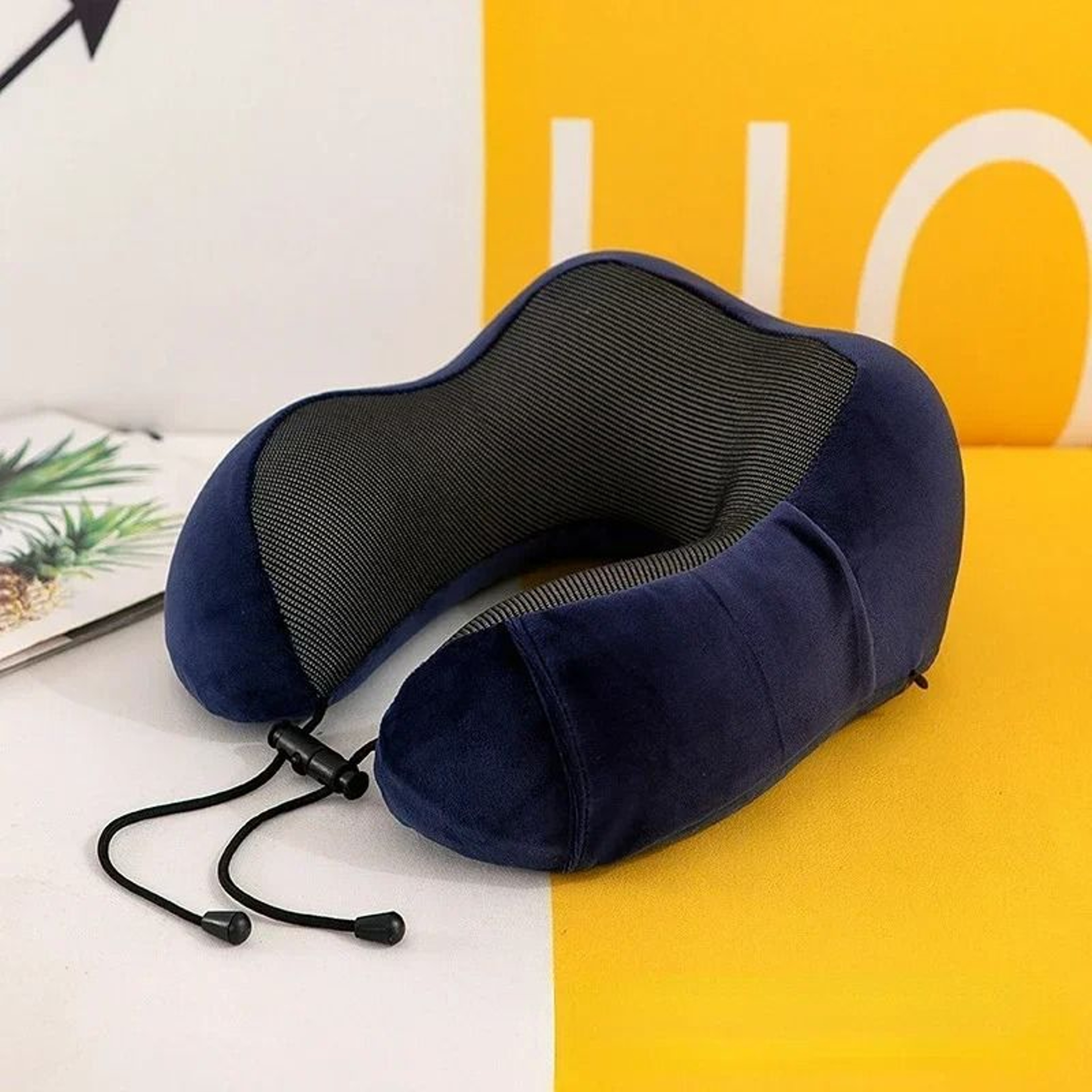 UShaped Memory Foam Travel Neck Pillow  Ergonomic Cervical Support Cushion 8