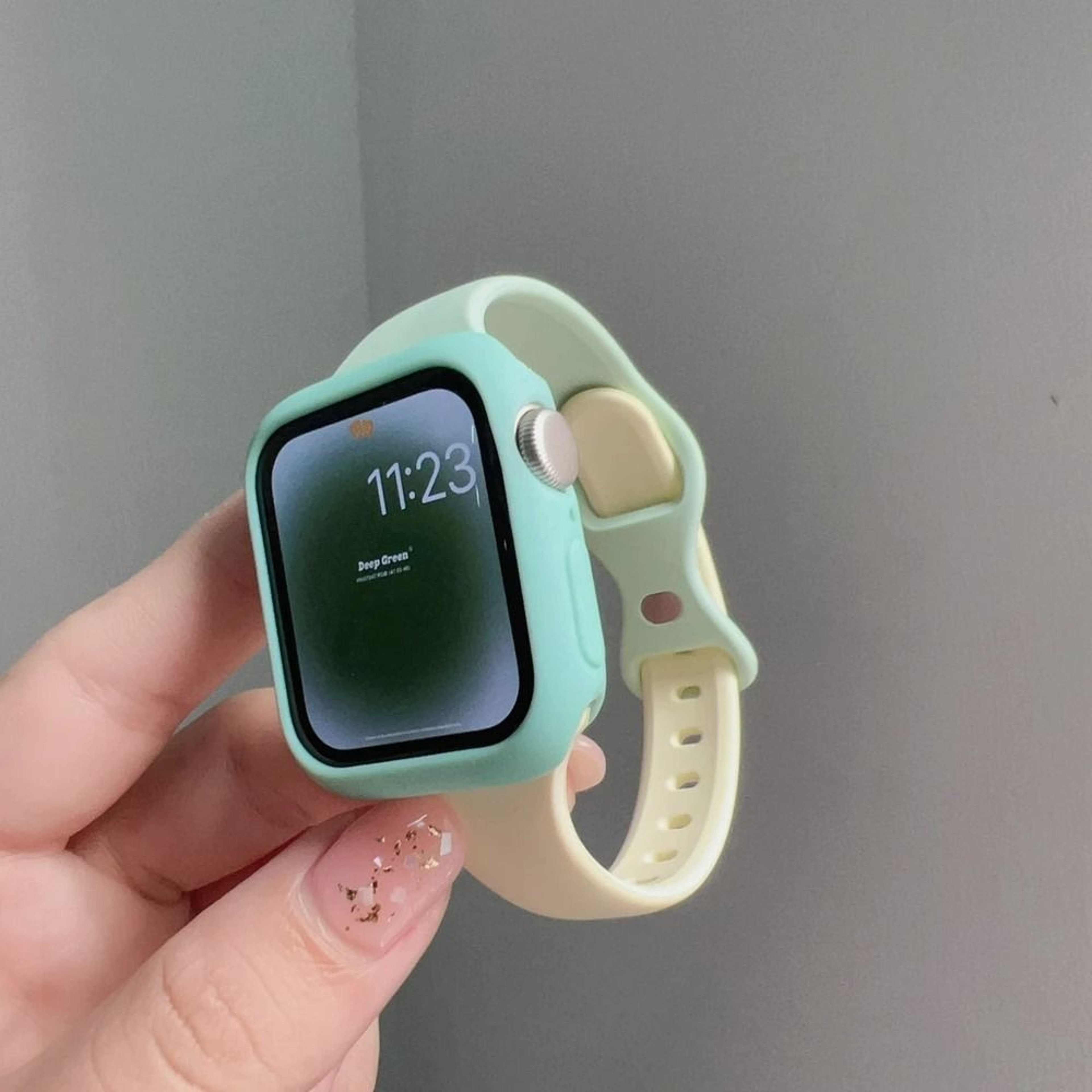 2Pack Soft Silicone Sport Band  FullCoverage Protective Bumper Case Set 10